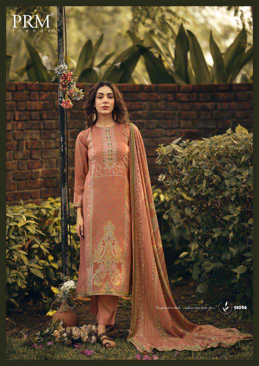 PRM Trendz Juliette Muslin Silk Dress Material 6 pcs Catalogue