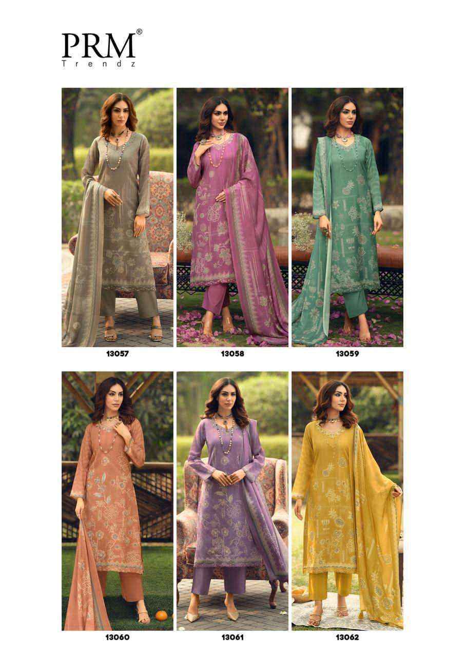 PRM Trendz Sisilya Viscose Dress Material 6 pcs Catalogue