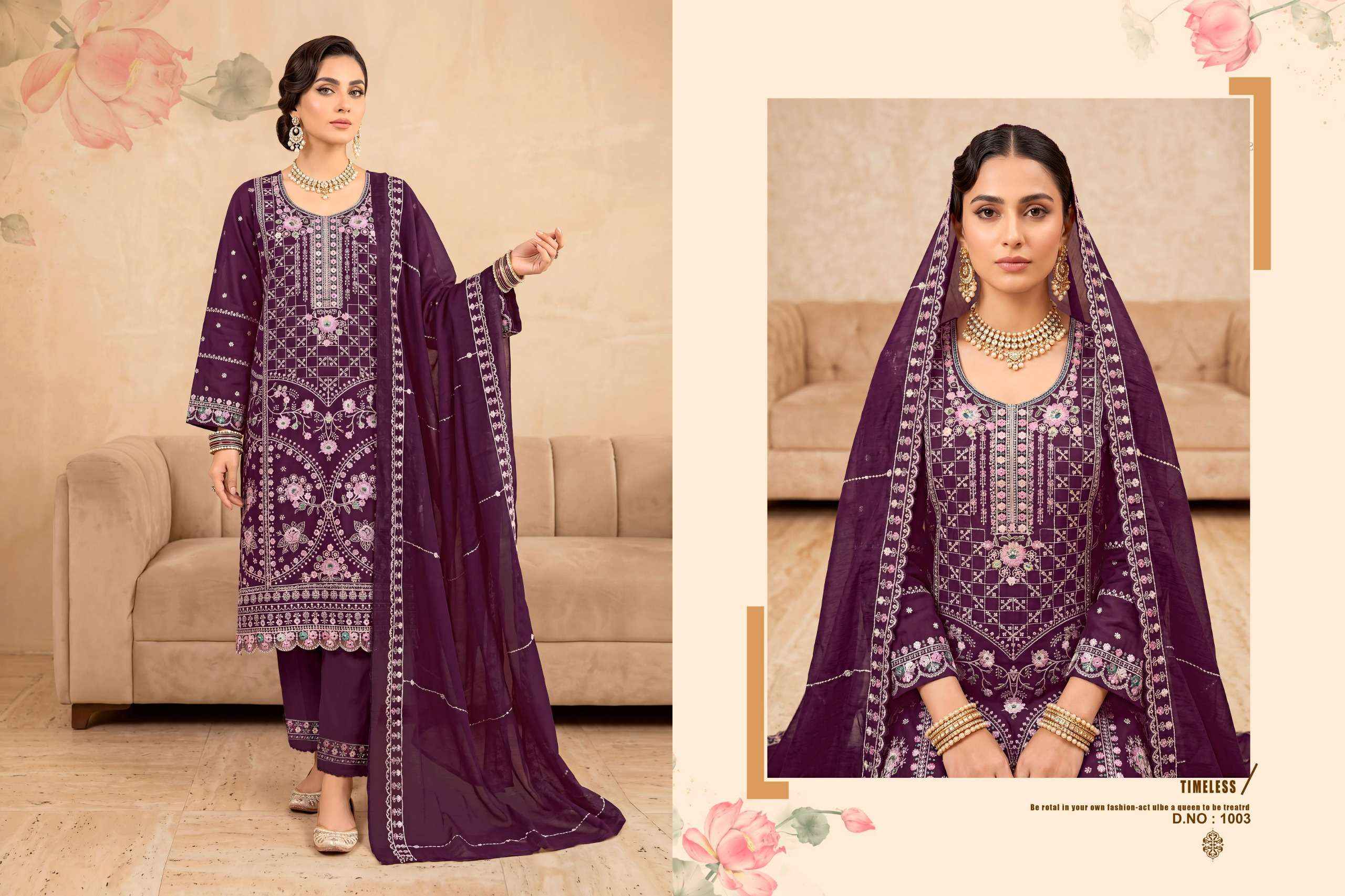 Radhika Fashion Azara Safia Lawn Cotton Dress Material 4 pcs Catalogue