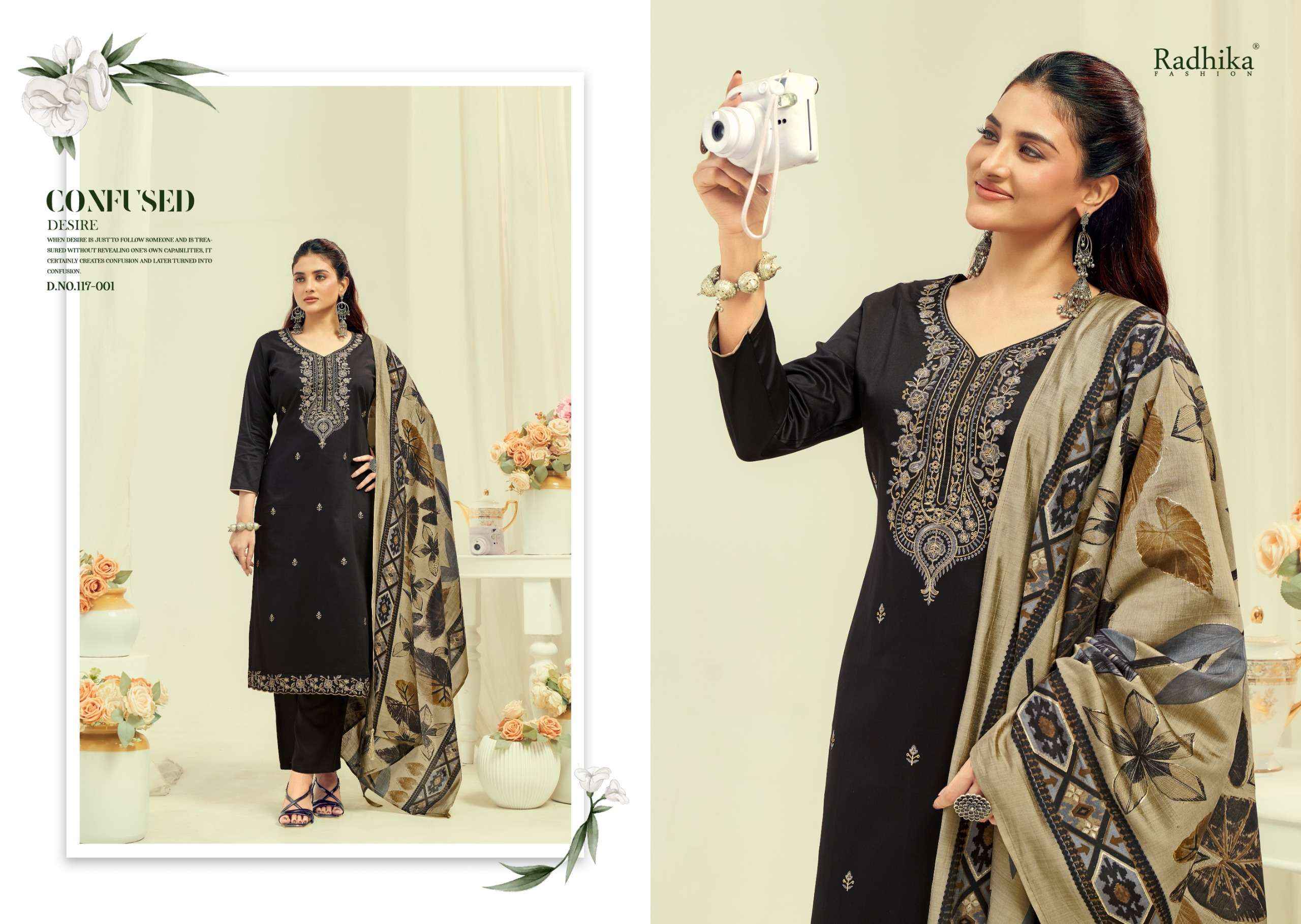Radhika Fashion Azara Shafinaz Vol 2 Jam Cotton Dress Material 6 pcs Catalogue