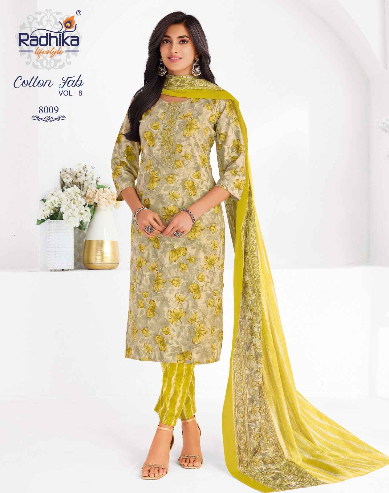 Radhika Lifestyle Cotton Fab Vol 8 Cotton Kurti Combo 11 pcs Catalogue