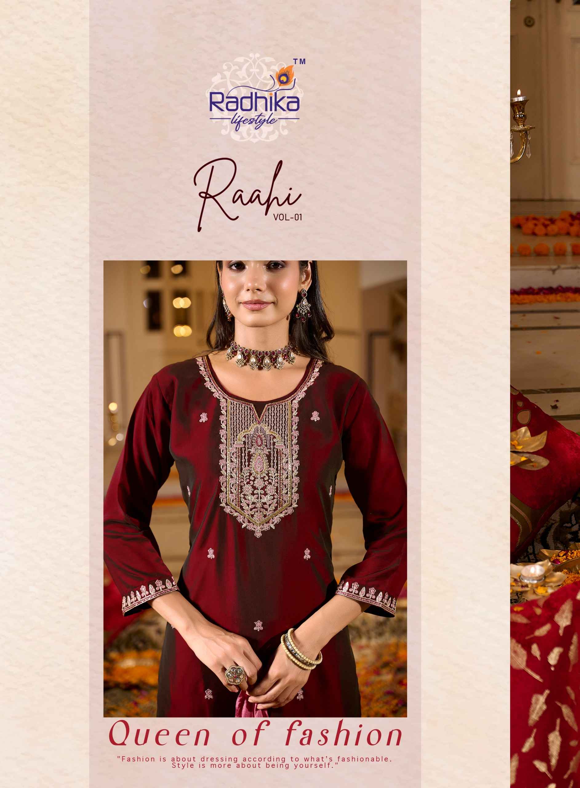 Radhika Lifestyle Rahi Vol 1 Rangeela Silk Kurti Combo 6 pcs Catalogue