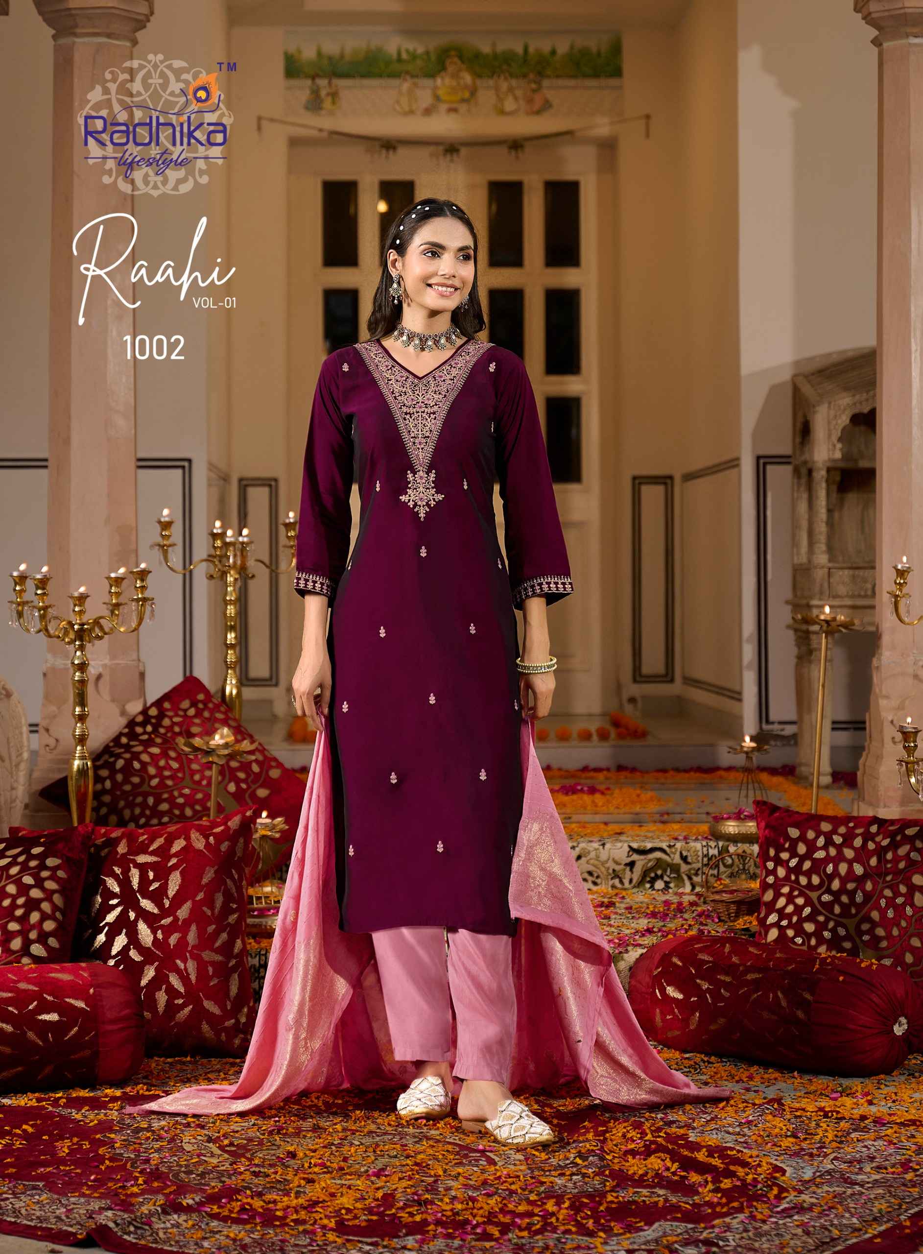 Radhika Lifestyle Rahi Vol 1 Rangeela Silk Kurti Combo 6 pcs Catalogue