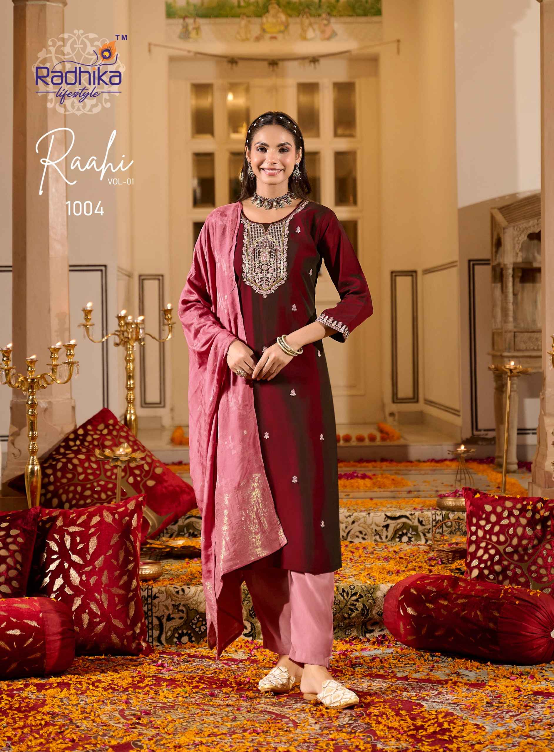 Radhika Lifestyle Rahi Vol 1 Rangeela Silk Kurti Combo 6 pcs Catalogue
