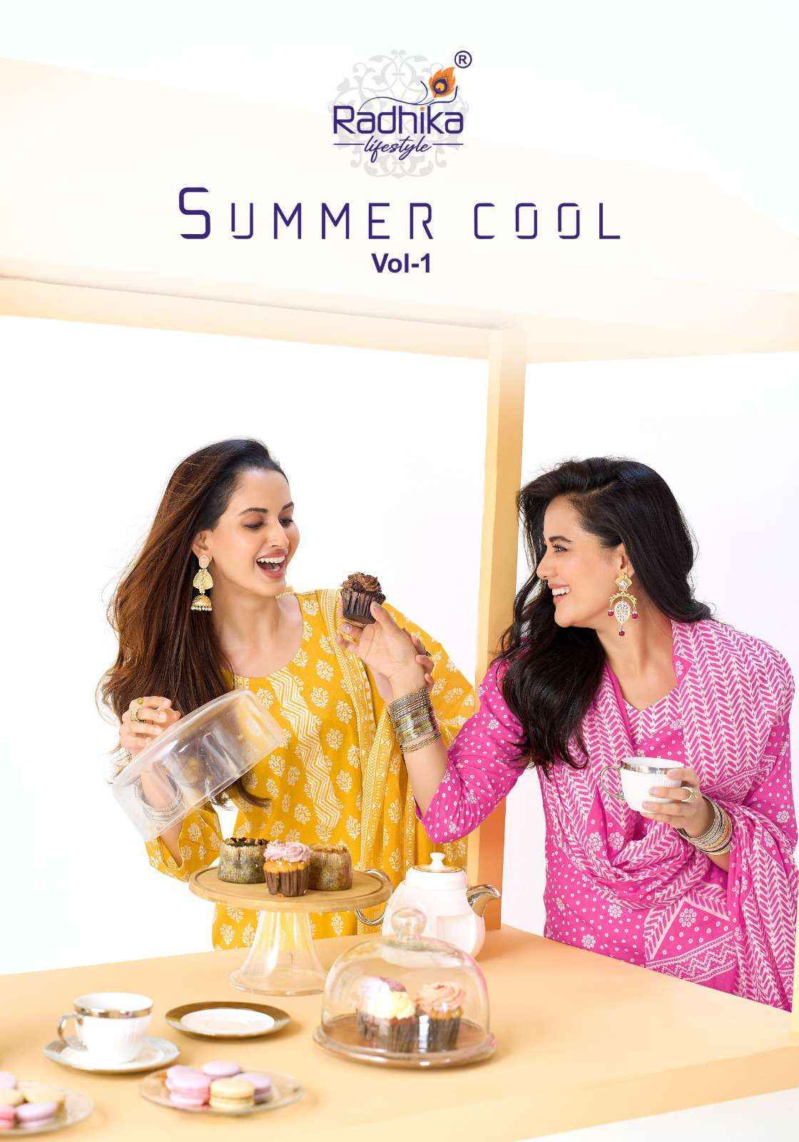 Radhika Lifestyle Summer Cool Vol 1 Cotton Kurti Combo 10 pcs Catalogue