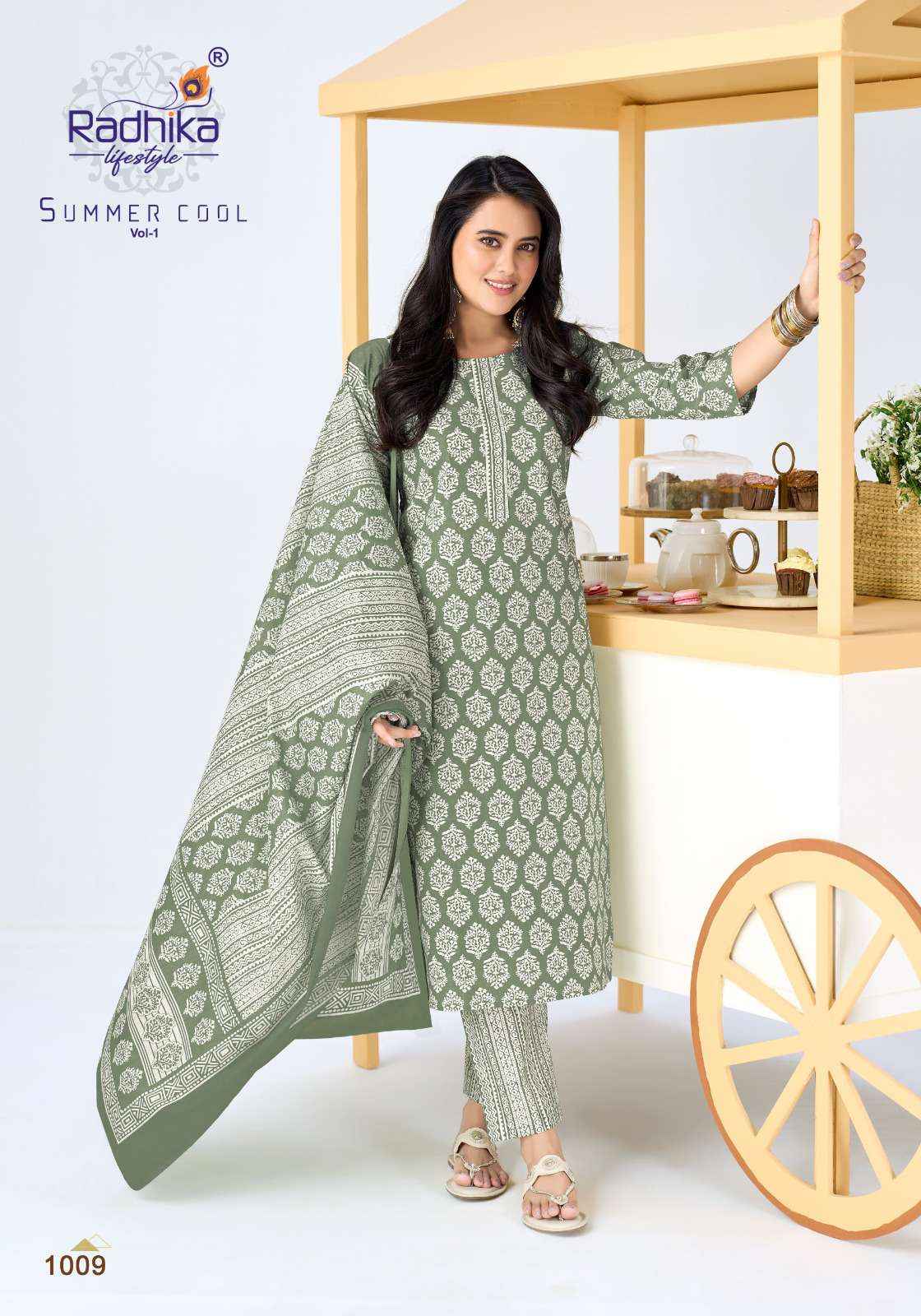 Radhika Lifestyle Summer Cool Vol 1 Cotton Kurti Combo 10 pcs Catalogue