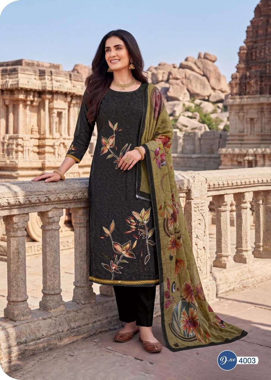 Rahi Fab Rising Silver Vol 4 Cotton Dress Material 8 pcs Catalogue