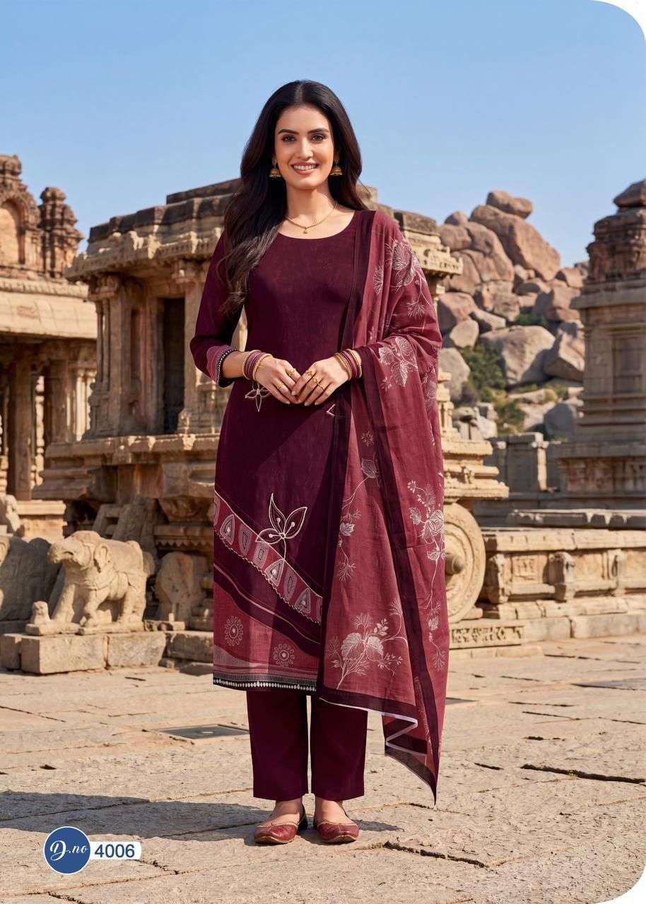 Rahi Fab Rising Silver Vol 4 Cotton Dress Material 8 pcs Catalogue