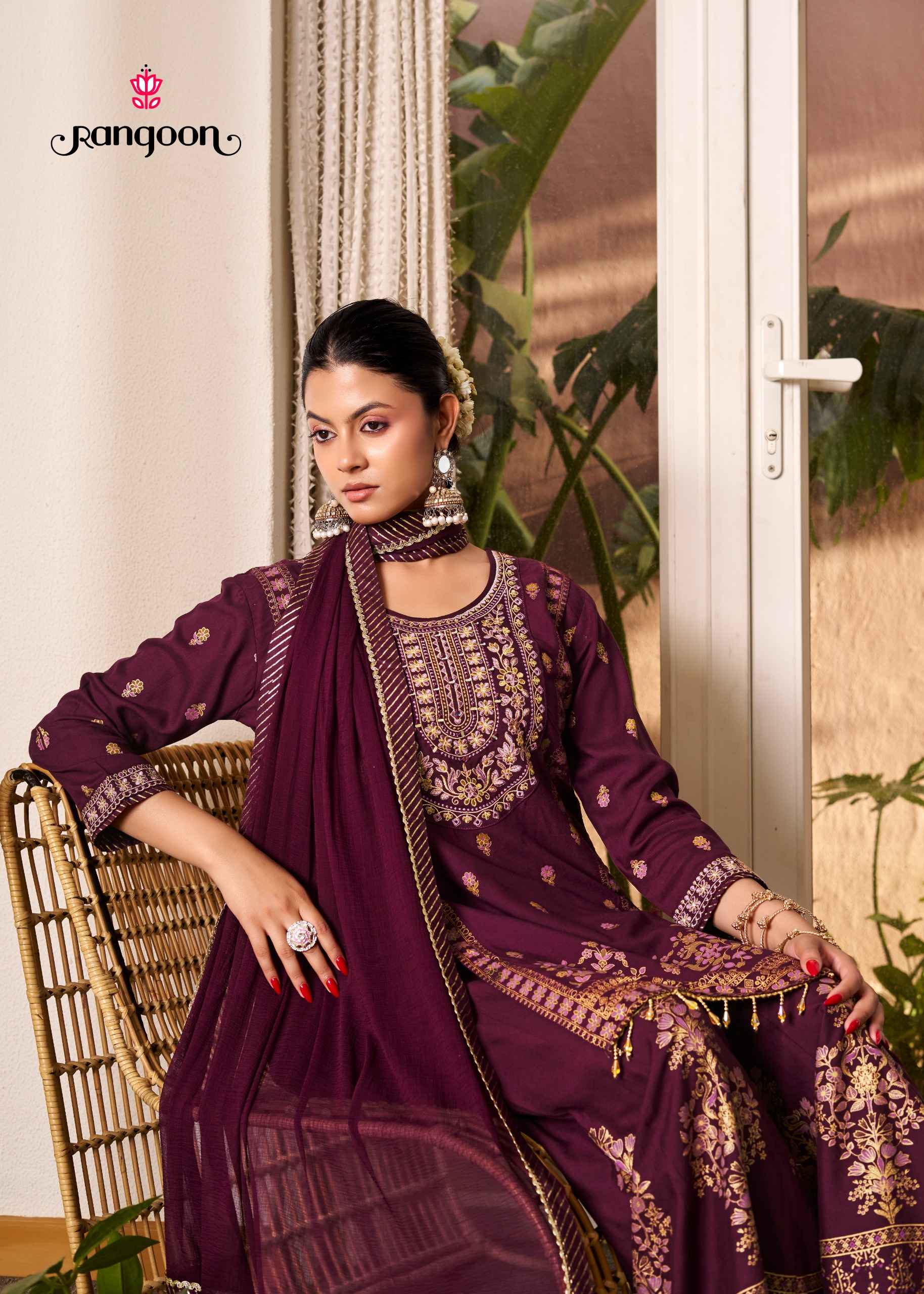 Rangoon Vriti Readymade Rayon Dress 4 pcs Catalogue