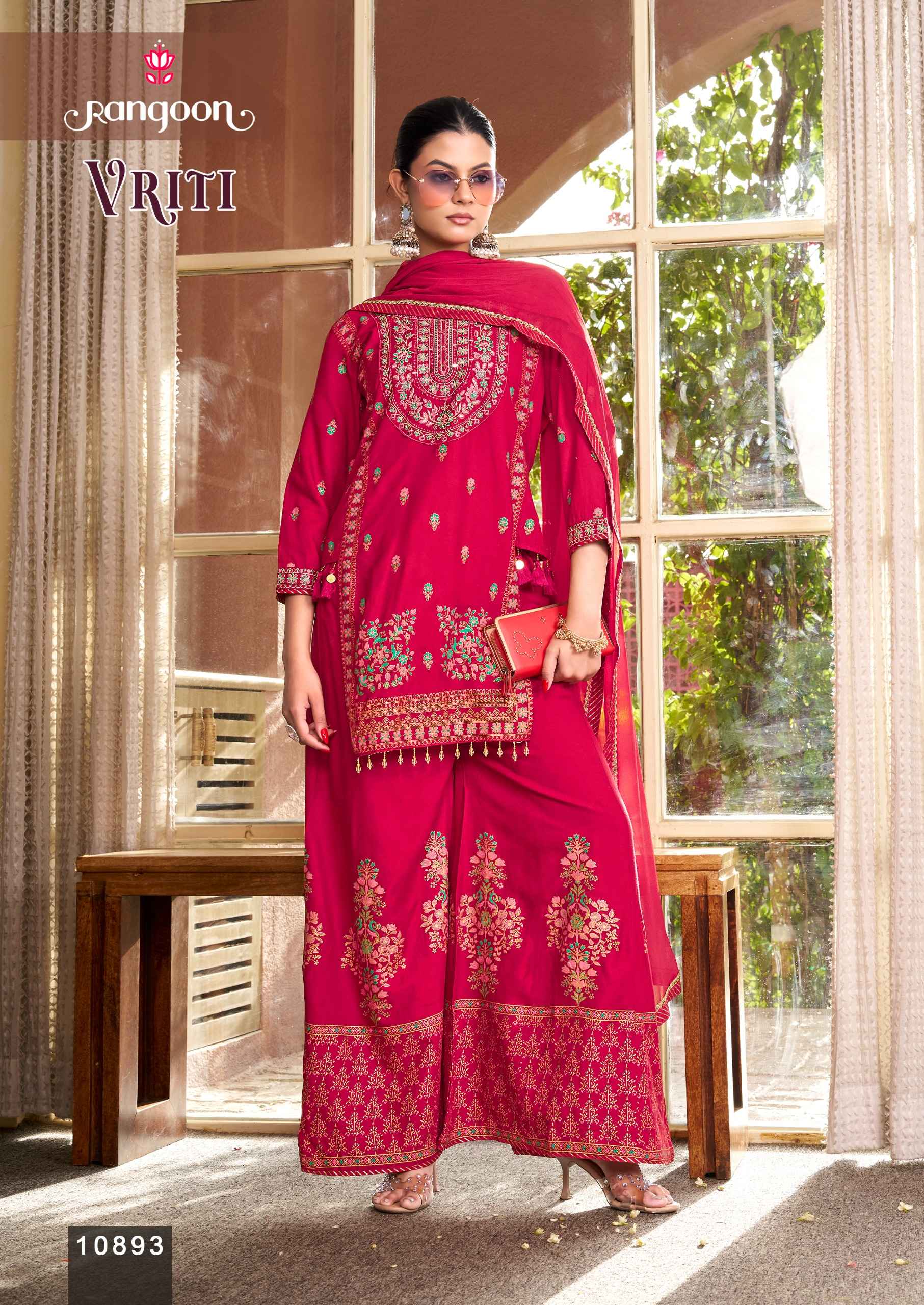 Rangoon Vriti Readymade Rayon Dress 4 pcs Catalogue