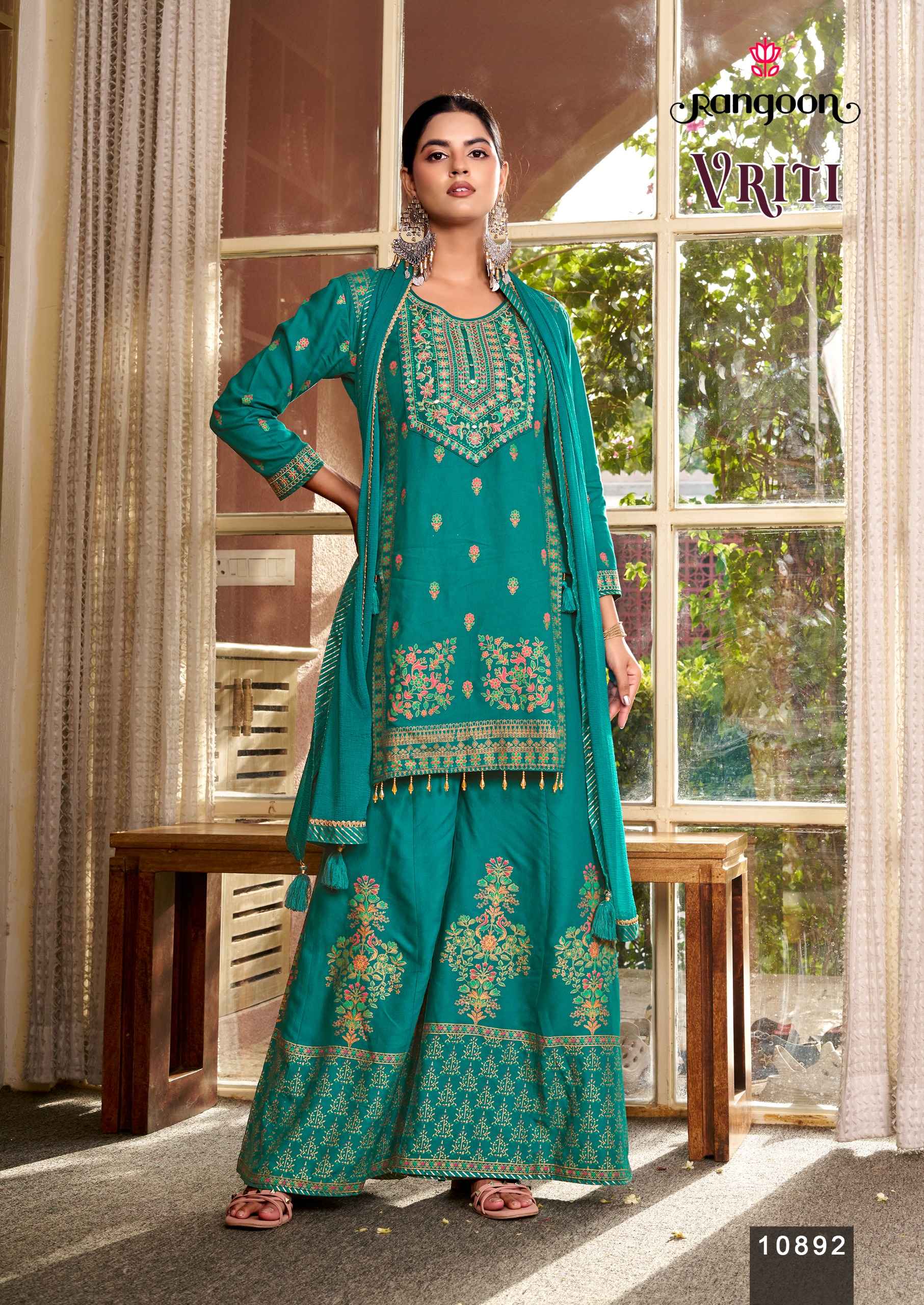 Rangoon Vriti Readymade Rayon Dress 4 pcs Catalogue