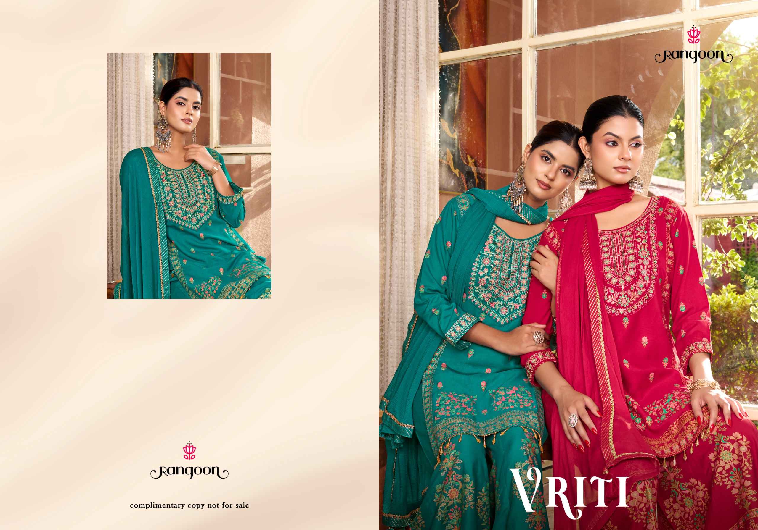 Rangoon Vriti Readymade Rayon Dress 4 pcs Catalogue