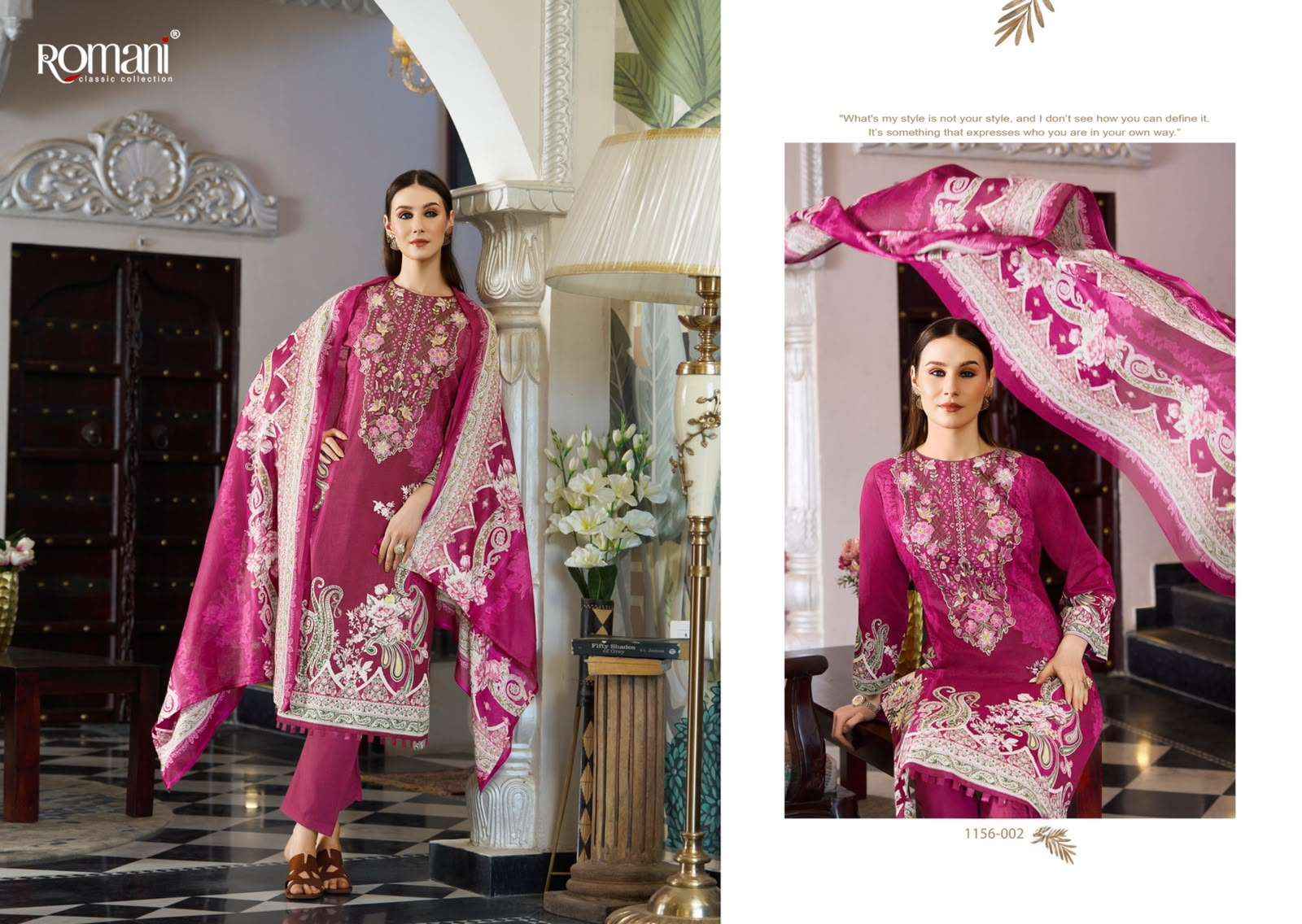 Romani Aarzu Vol 35 Cotton Dress Material 8 pcs Catalogue