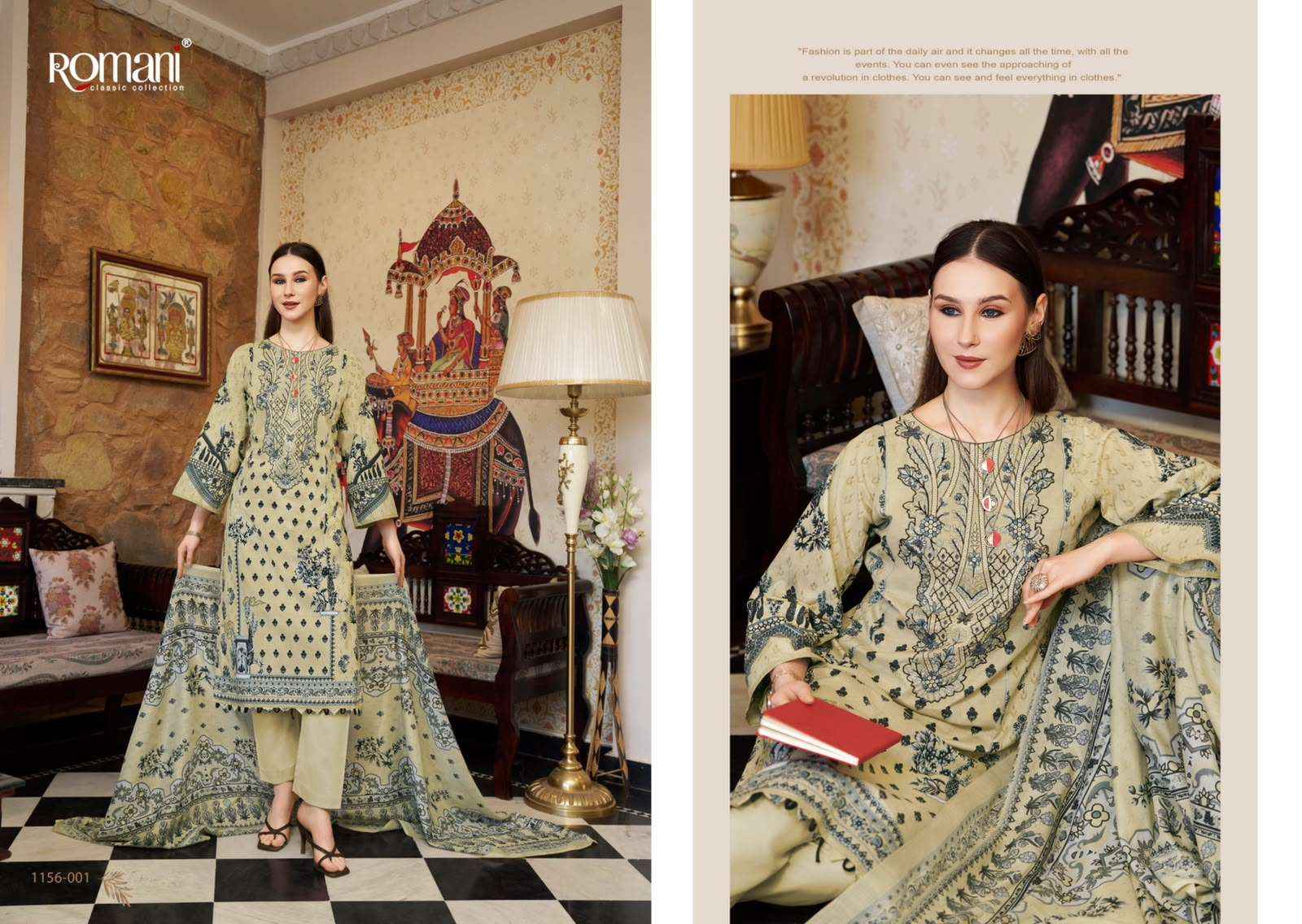 Romani Aarzu Vol 35 Cotton Dress Material 8 pcs Catalogue
