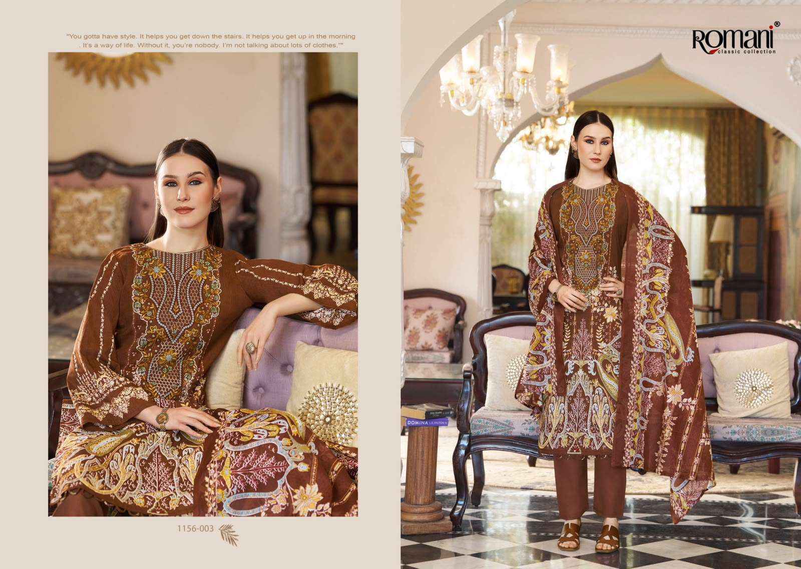 Romani Aarzu Vol 35 Cotton Dress Material 8 pcs Catalogue