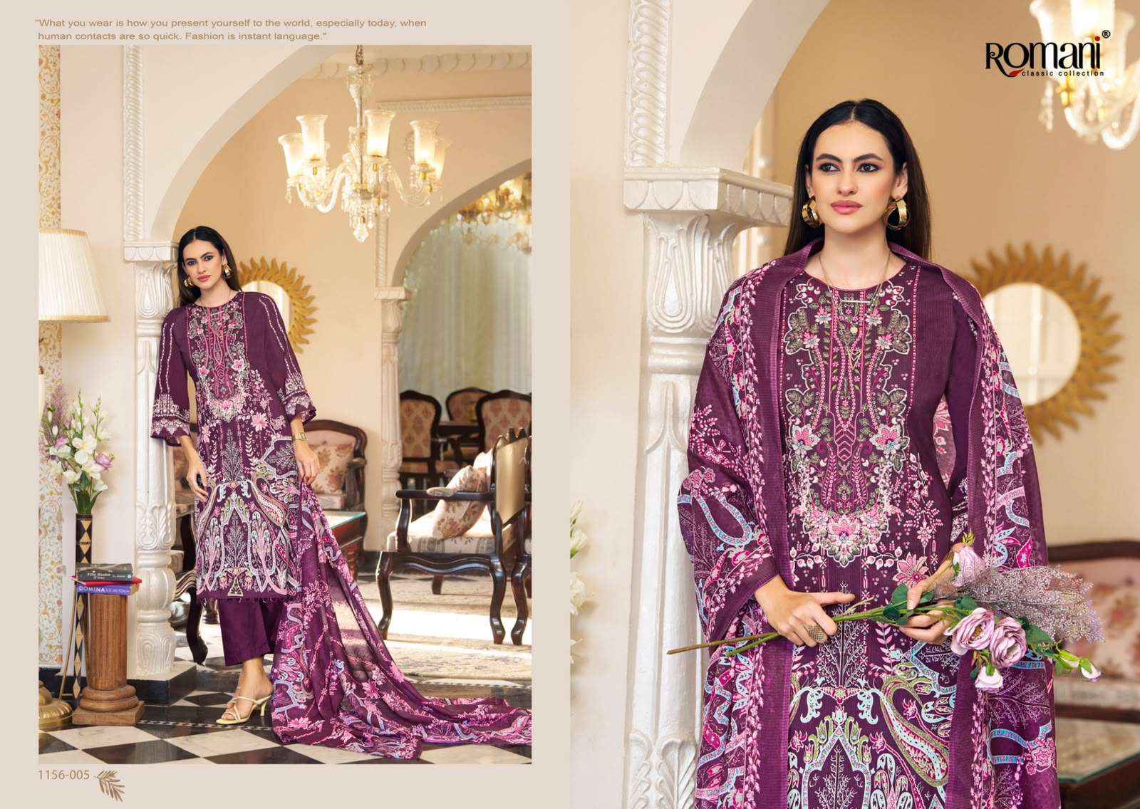 Romani Aarzu Vol 35 Cotton Dress Material 8 pcs Catalogue