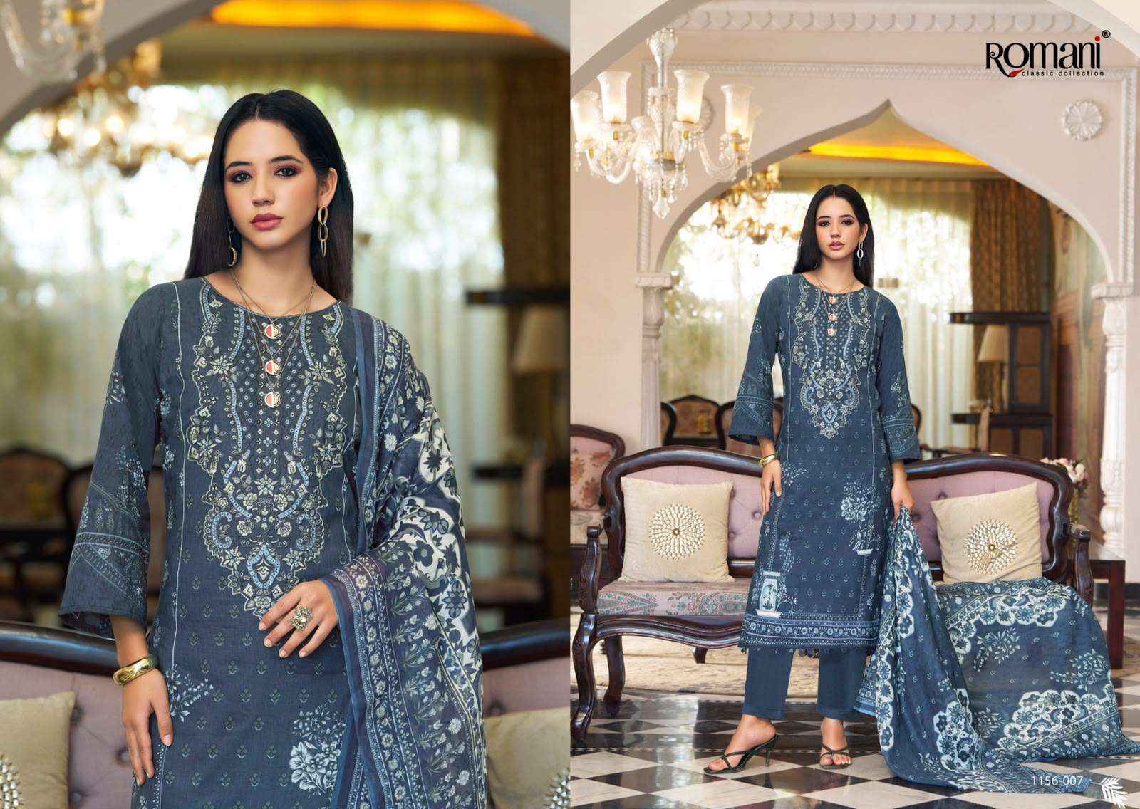 Romani Aarzu Vol 35 Cotton Dress Material 8 pcs Catalogue