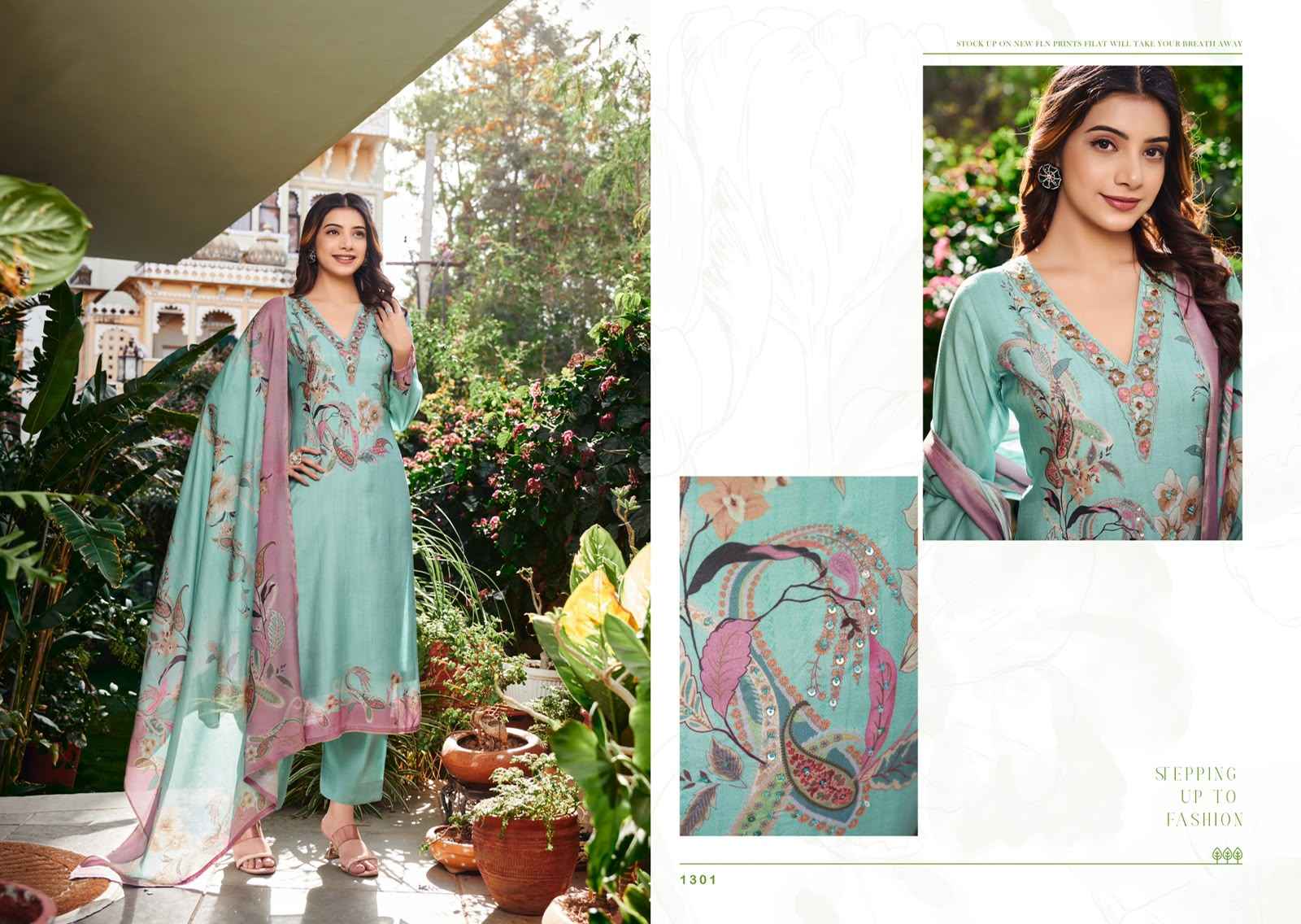 Rupali Fashion Raahi Vol 2 Musline Dress Material 4 pcs Catalogue