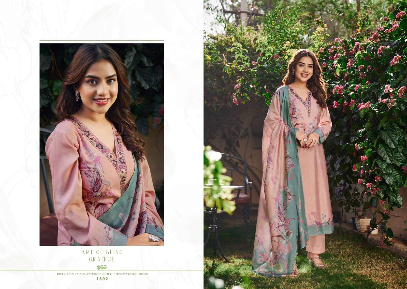 Rupali Fashion Raahi Vol 2 Musline Dress Material 4 pcs Catalogue