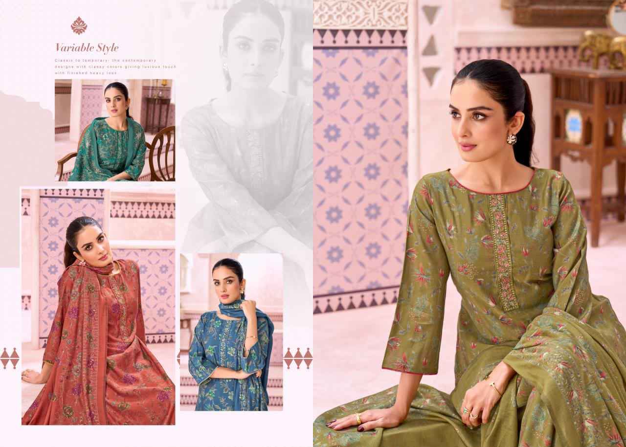 Salvi Fashion Sayuri Silk Plus Modal Silk Dress Material 8 pcs Catalogue