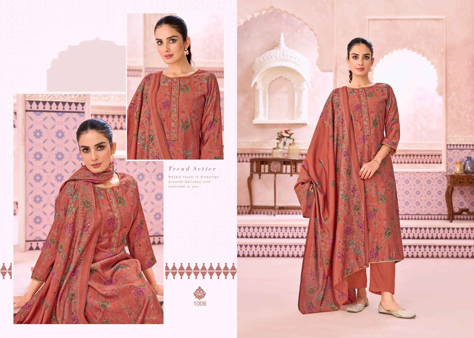 Salvi Fashion Sayuri Silk Plus Modal Silk Dress Material 8 pcs Catalogue