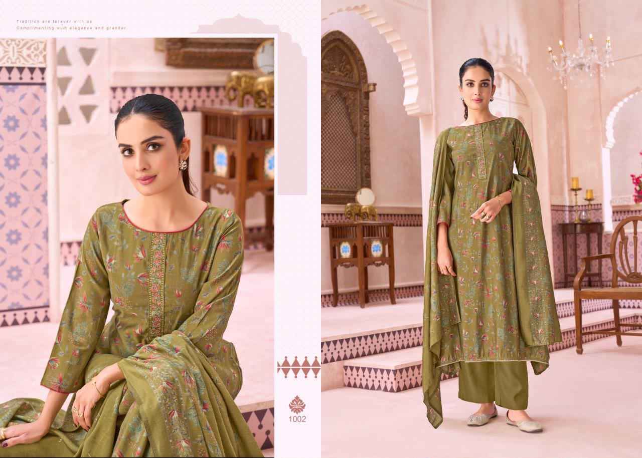 Salvi Fashion Sayuri Silk Plus Modal Silk Dress Material 8 pcs Catalogue