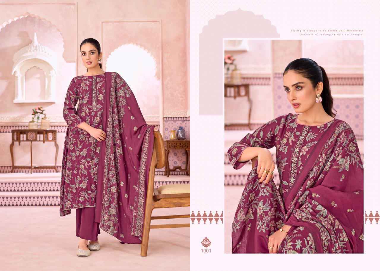 Salvi Fashion Sayuri Silk Plus Modal Silk Dress Material 8 pcs Catalogue