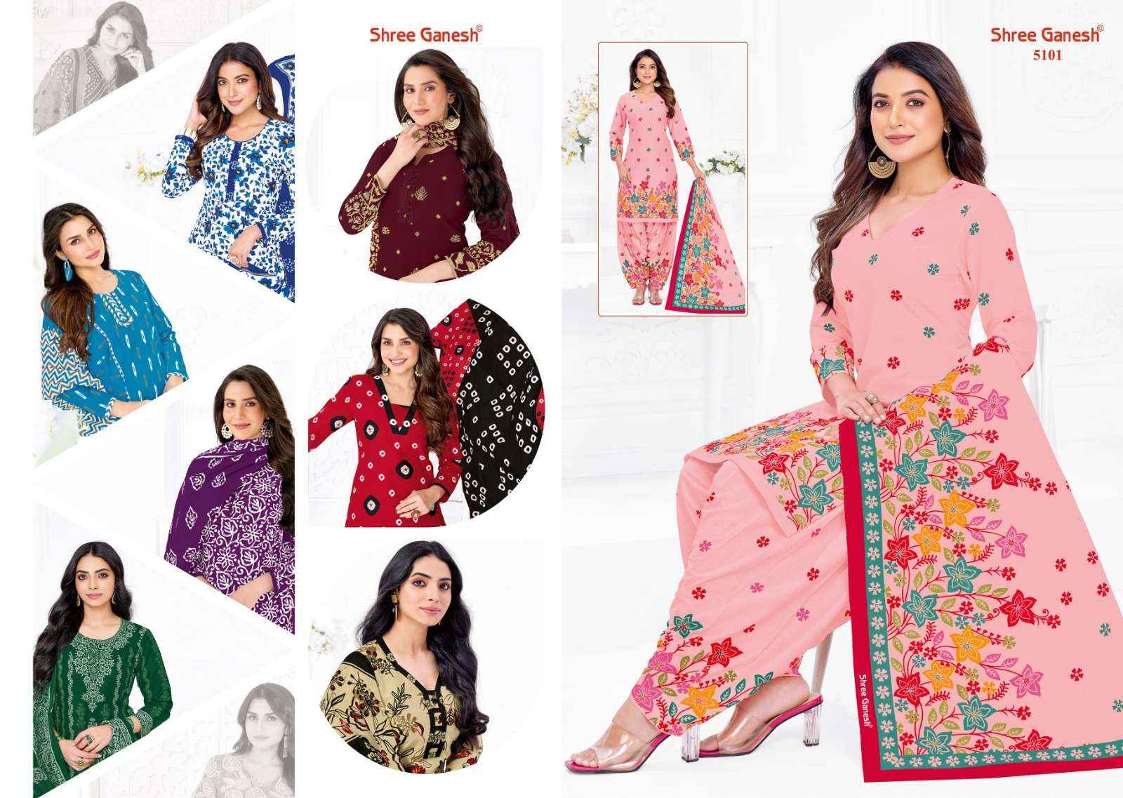 Shree Ganesh Hansika Vol 31 Patiyala Special Cotton Dress Material 36 pcs Catalogue