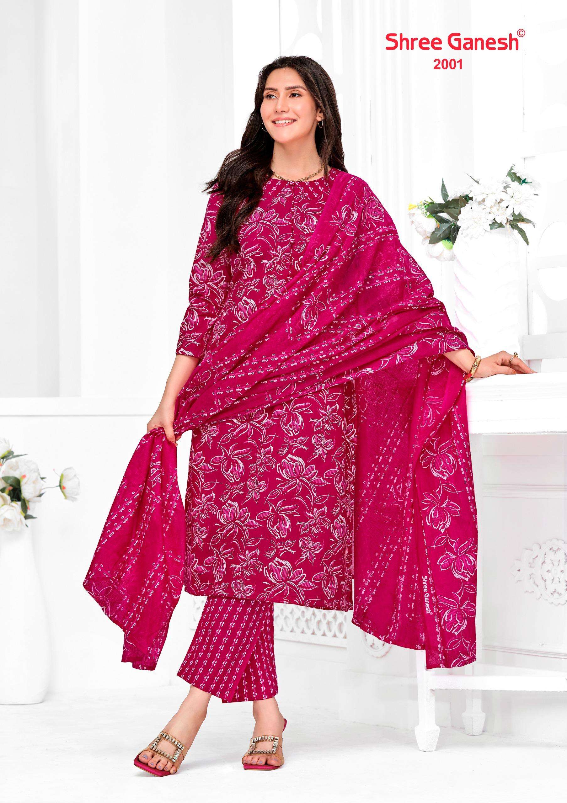 Shree Ganesh Vaani Vol 10 Cotton Dress Materal 36 pcs Catalogue