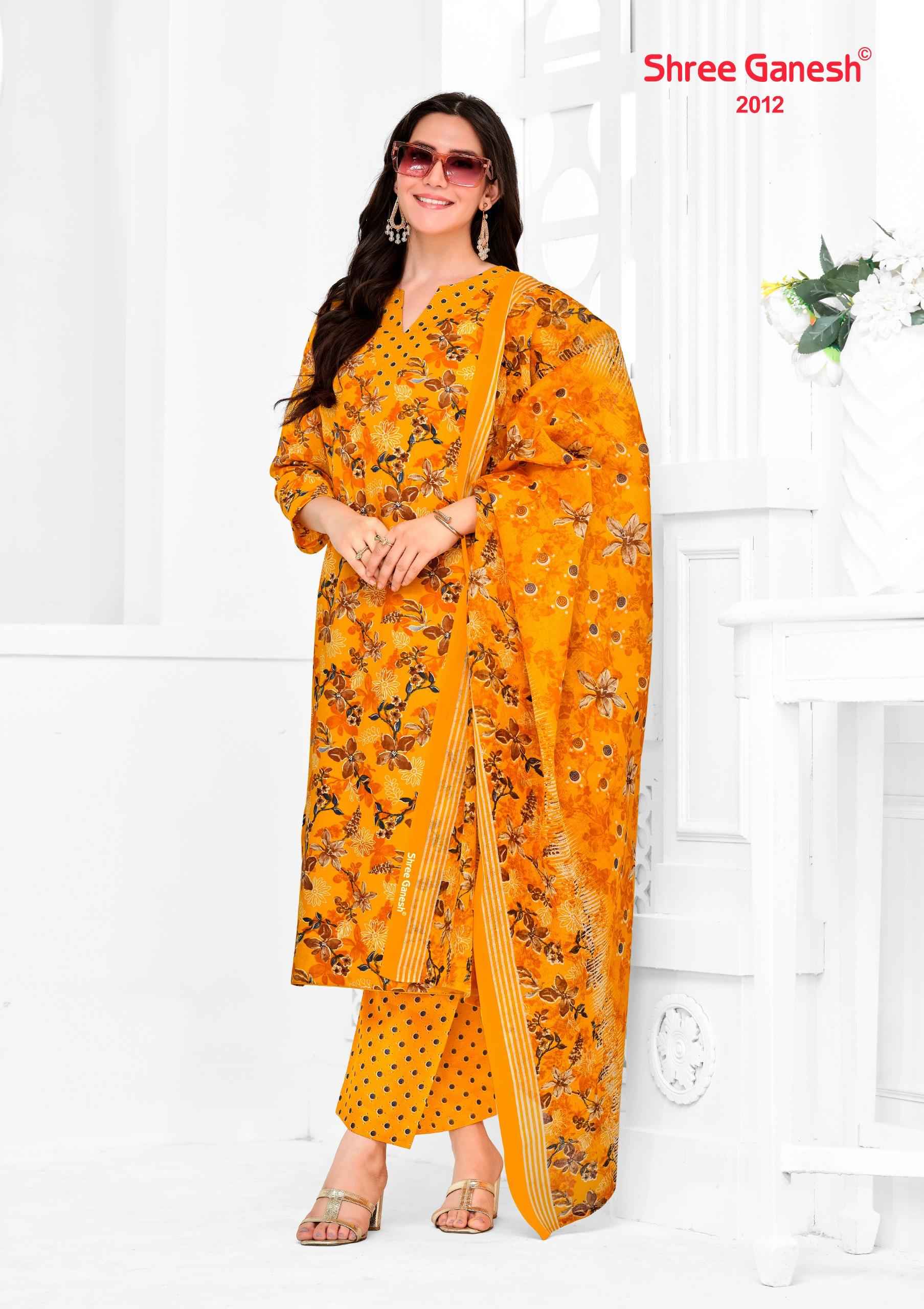 Shree Ganesh Vaani Vol 10 Cotton Dress Materal 36 pcs Catalogue