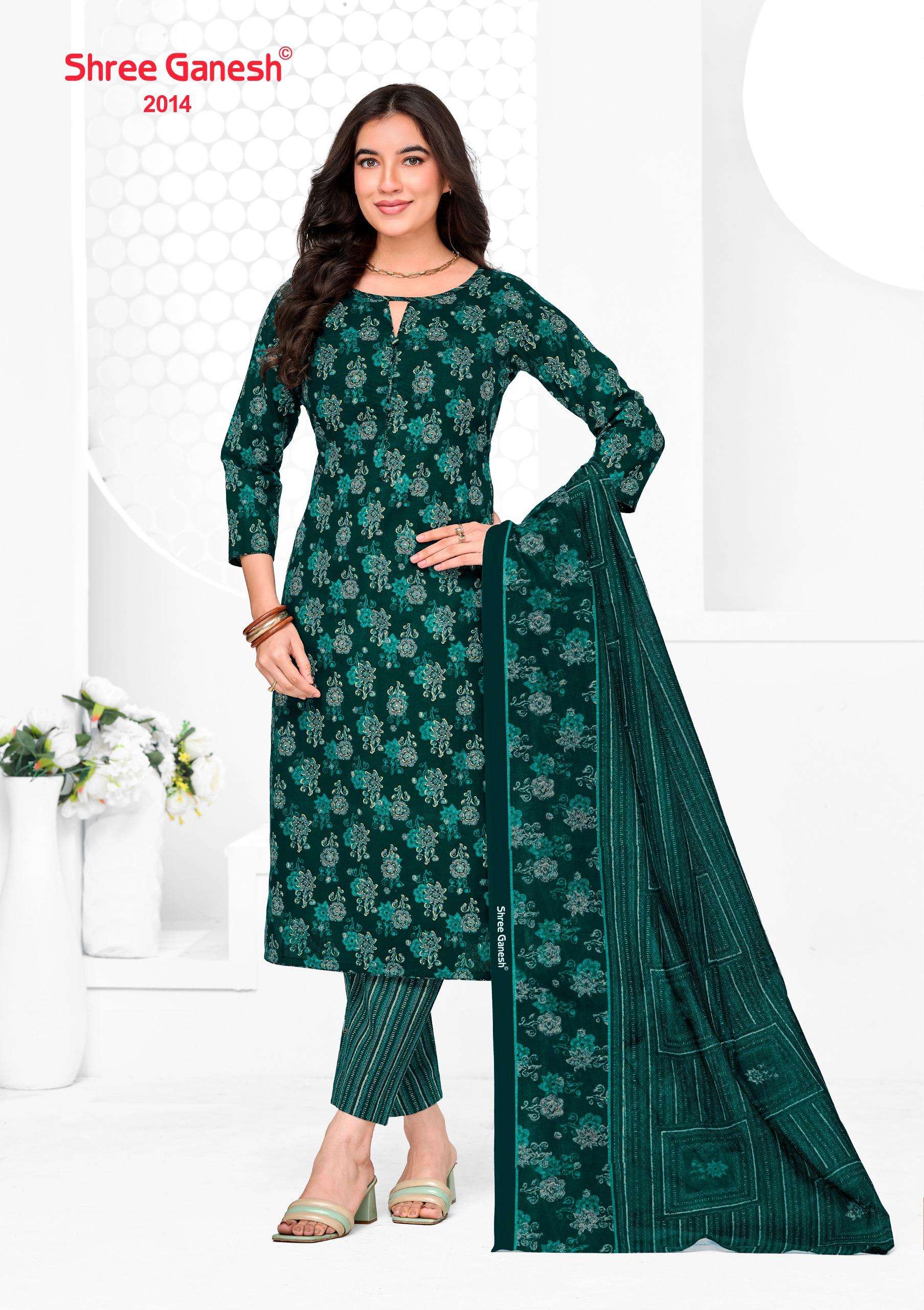 Shree Ganesh Vaani Vol 10 Cotton Dress Materal 36 pcs Catalogue