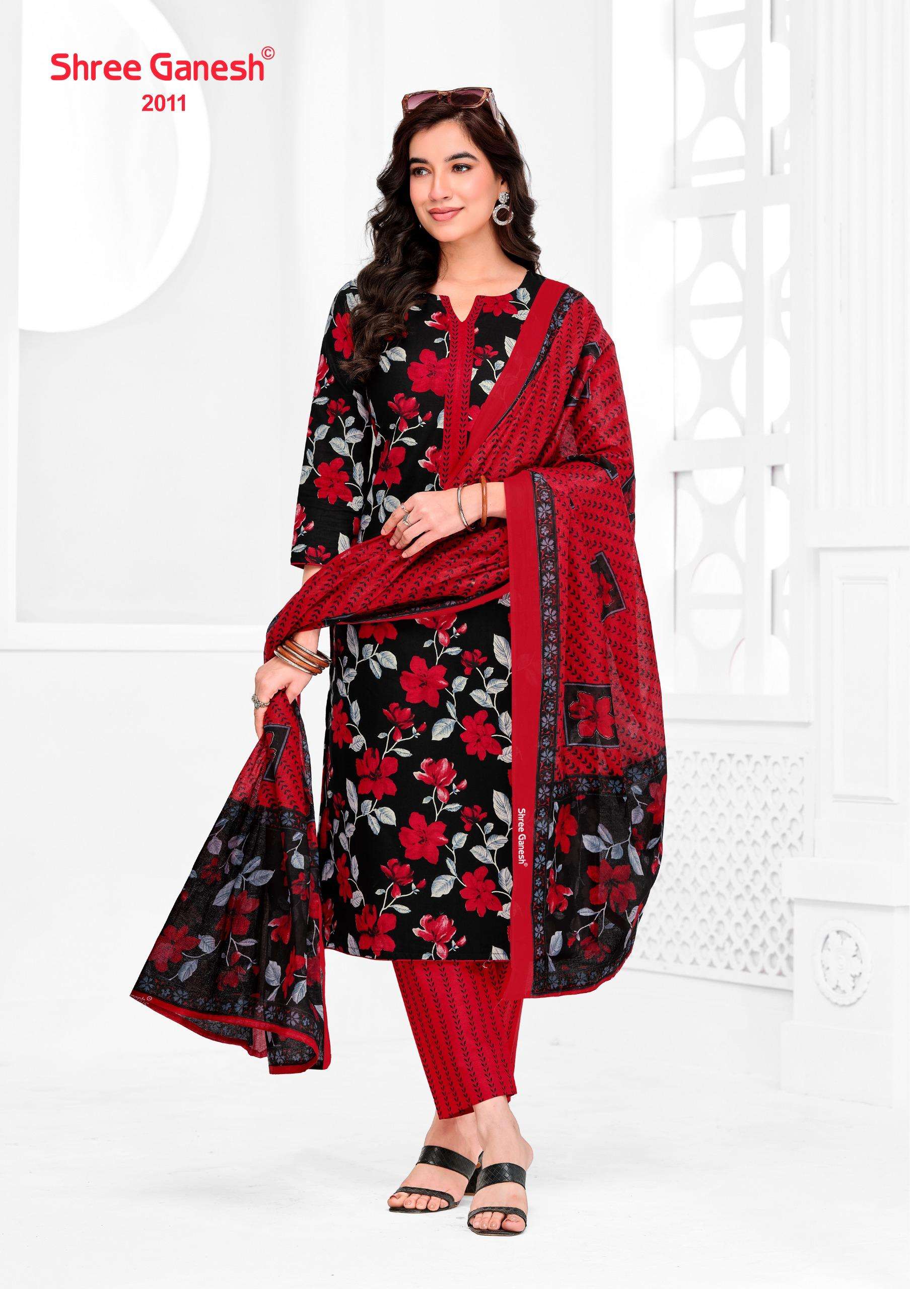 Shree Ganesh Vaani Vol 10 Cotton Dress Materal 36 pcs Catalogue