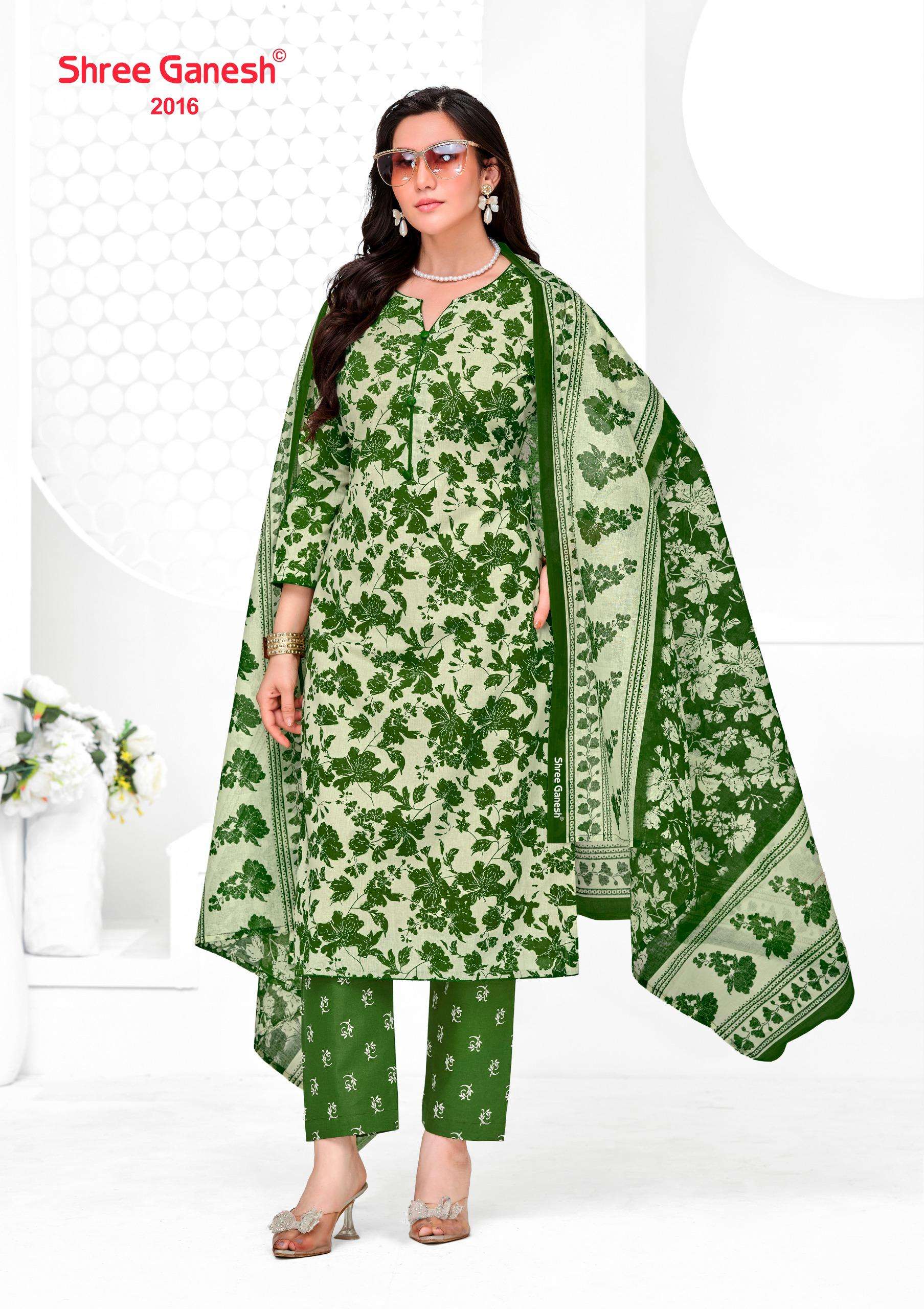 Shree Ganesh Vaani Vol 10 Cotton Dress Materal 36 pcs Catalogue