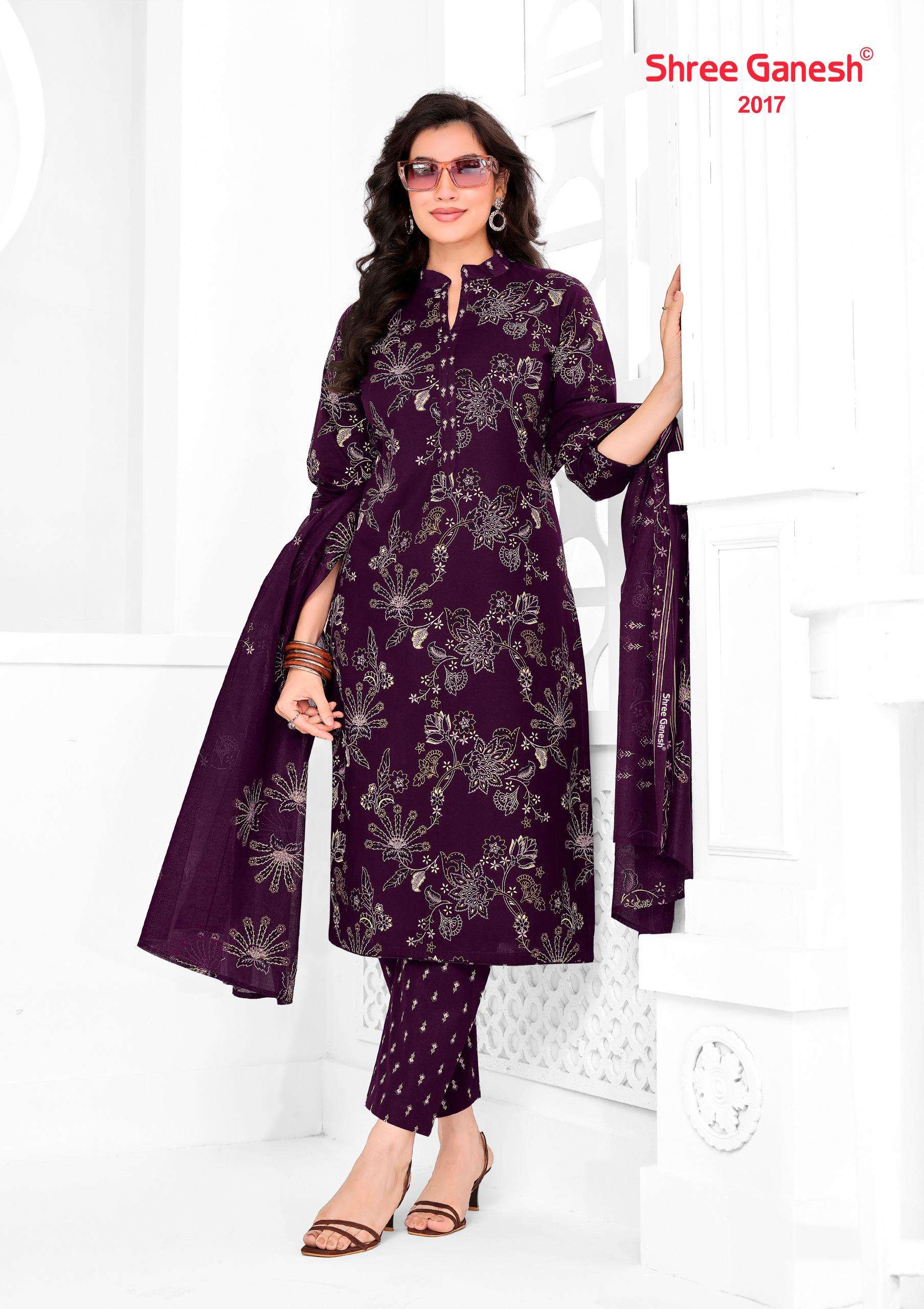 Shree Ganesh Vaani Vol 10 Cotton Dress Materal 36 pcs Catalogue