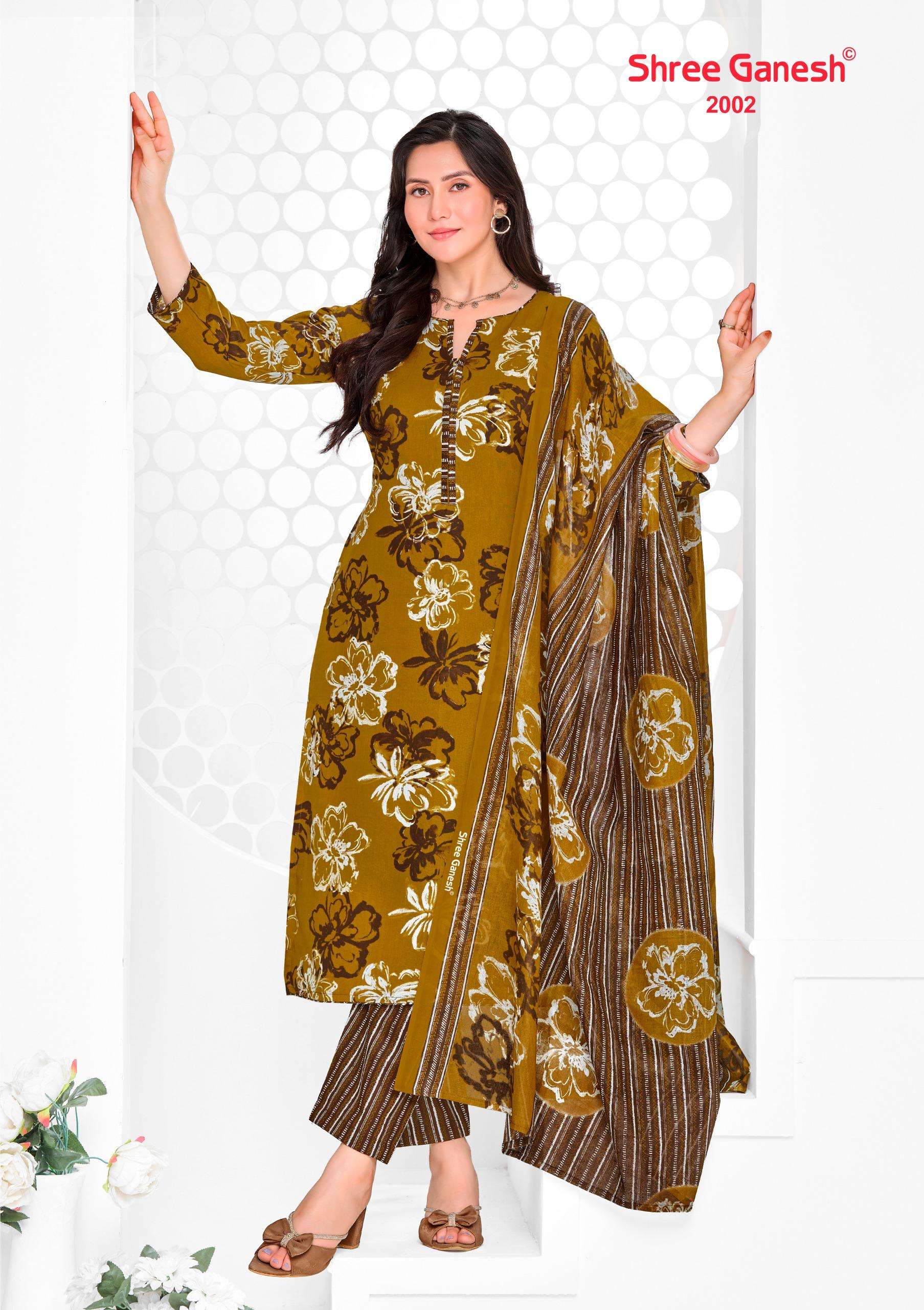 Shree Ganesh Vaani Vol 10 Cotton Dress Materal 36 pcs Catalogue