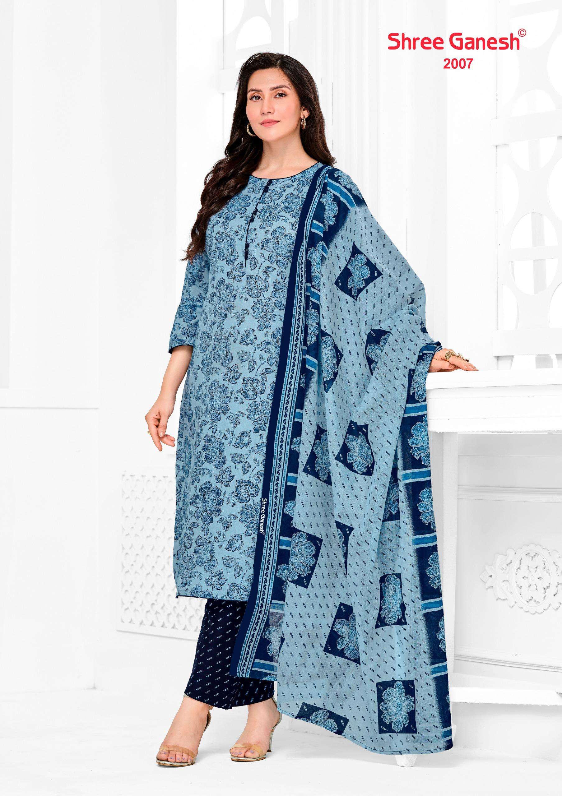 Shree Ganesh Vaani Vol 10 Cotton Dress Materal 36 pcs Catalogue