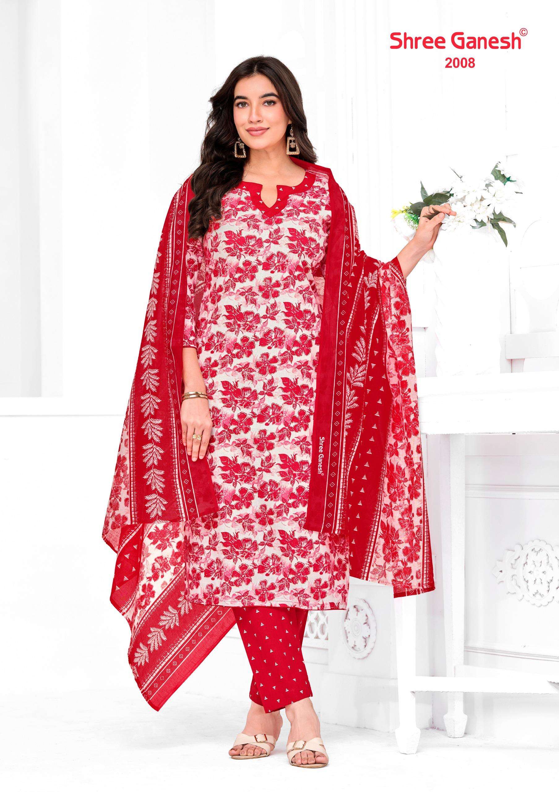 Shree Ganesh Vaani Vol 10 Cotton Dress Materal 36 pcs Catalogue