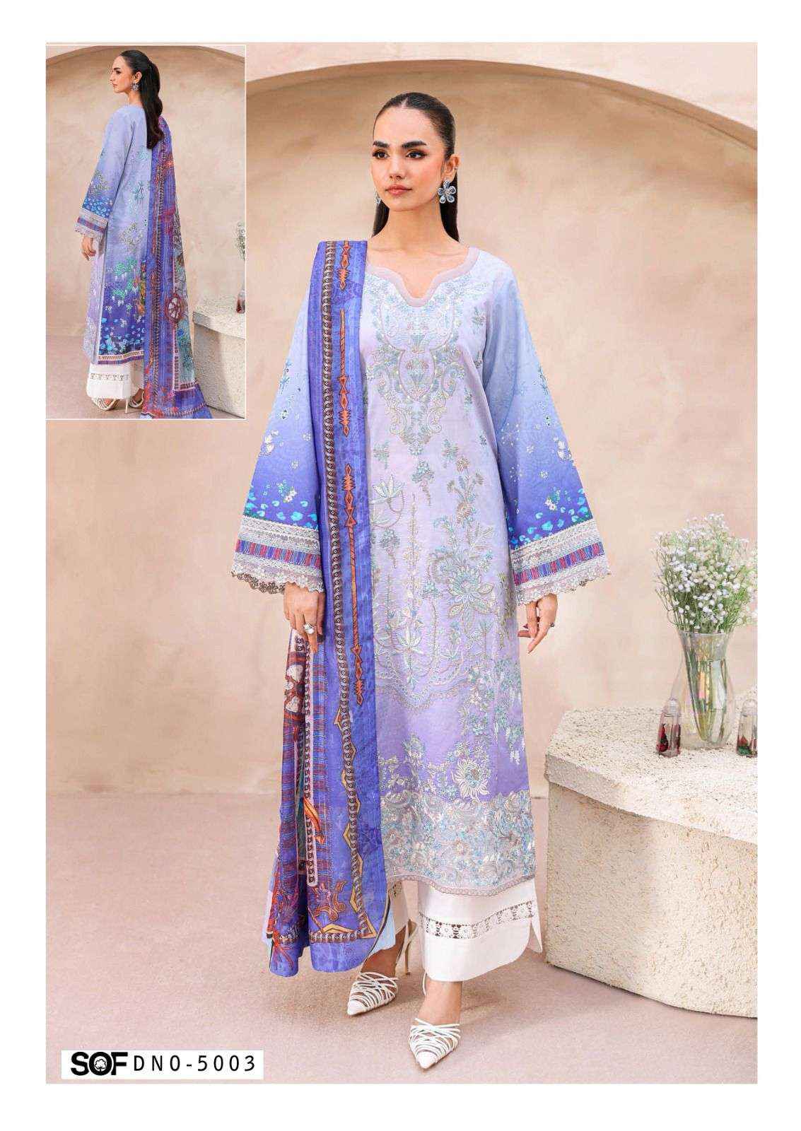 Shree Om Fab Asim Jofa Vol 5 Cotton Dress Material 6 pcs Catalogue