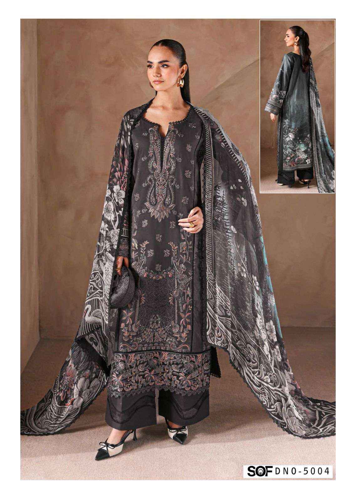 Shree Om Fab Asim Jofa Vol 5 Cotton Dress Material 6 pcs Catalogue