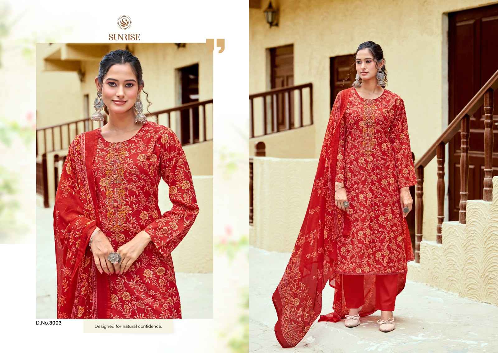 Sunrise Soni Kudi Plus Vol 3 Slub Cotton Dress Material 8 pcs Catalogue