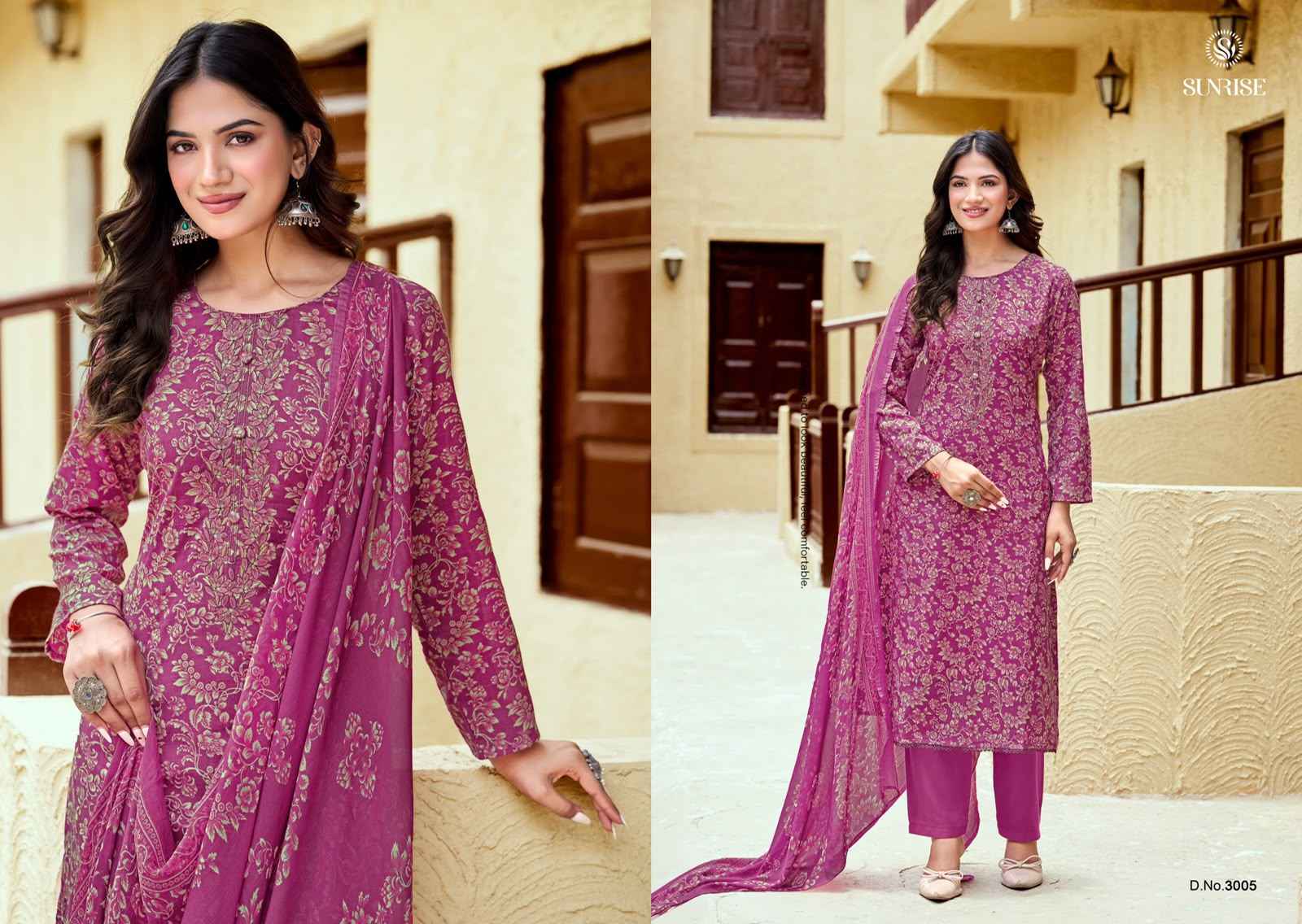 Sunrise Soni Kudi Plus Vol 3 Slub Cotton Dress Material 8 pcs Catalogue