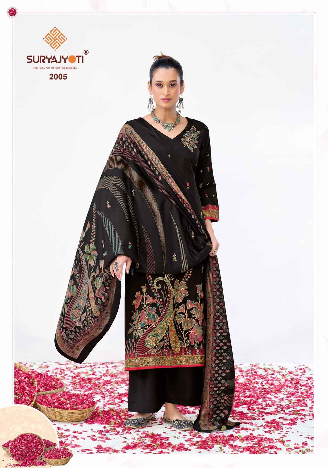 Suryajyoti Kaara Cotton Vol 2 Cotton Dress 6 pcs Catalogue