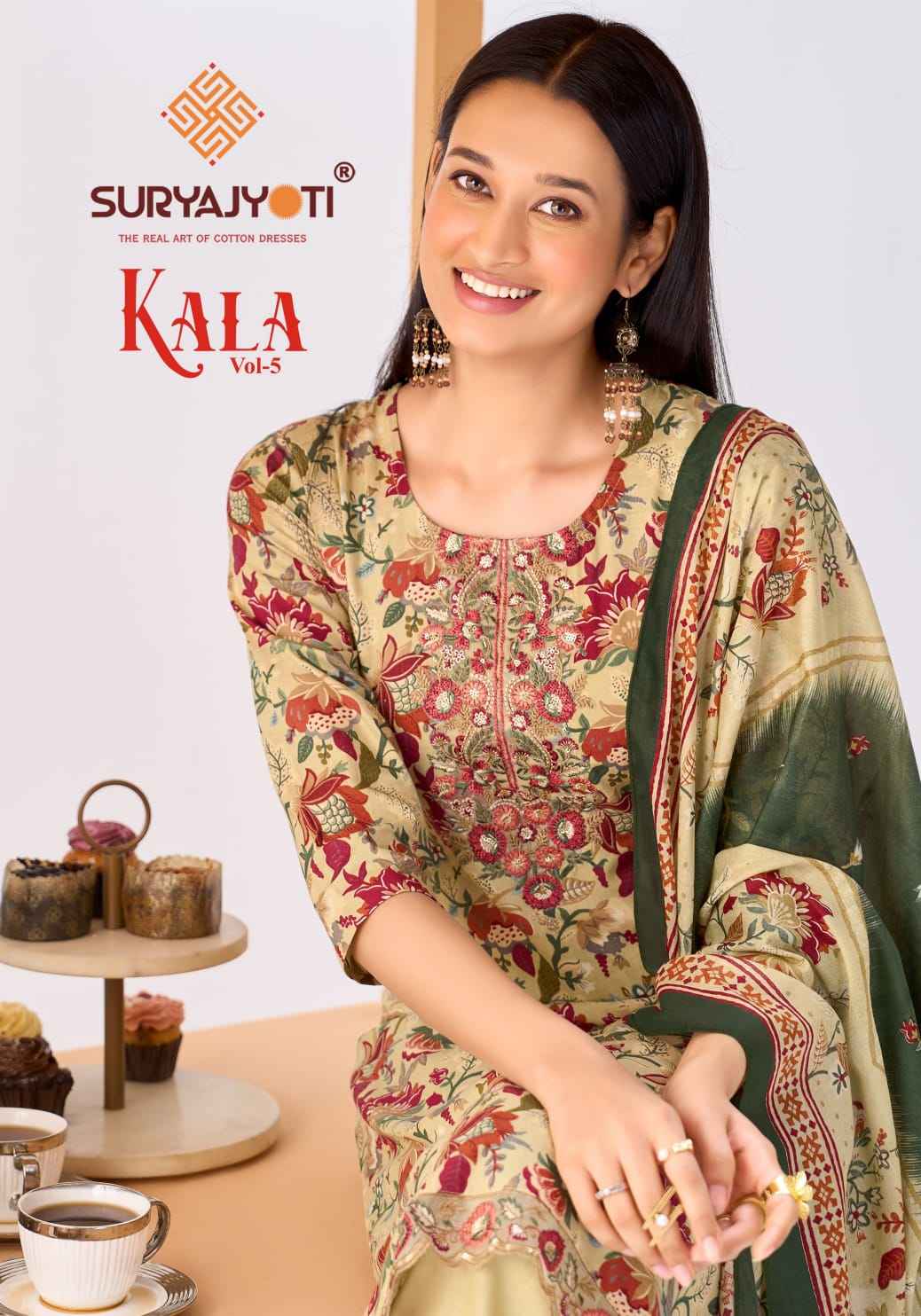 Suryajyoti Kala Vol 5 Readymade Cotton Dress 8 pcs Catalogue