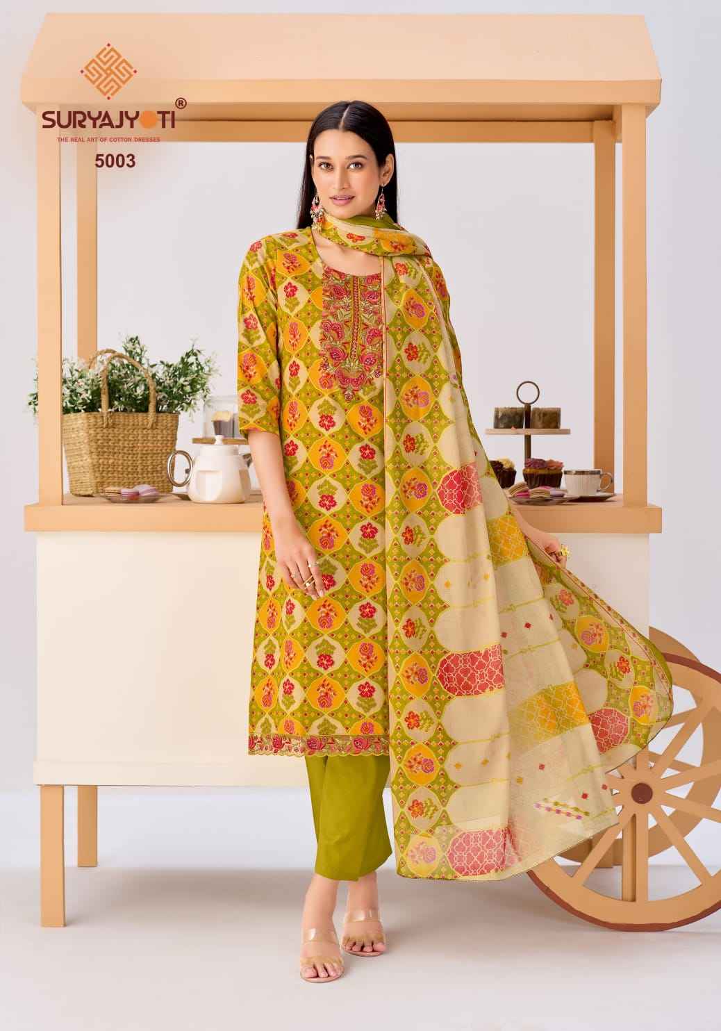 Suryajyoti Kala Vol 5 Readymade Cotton Dress 8 pcs Catalogue