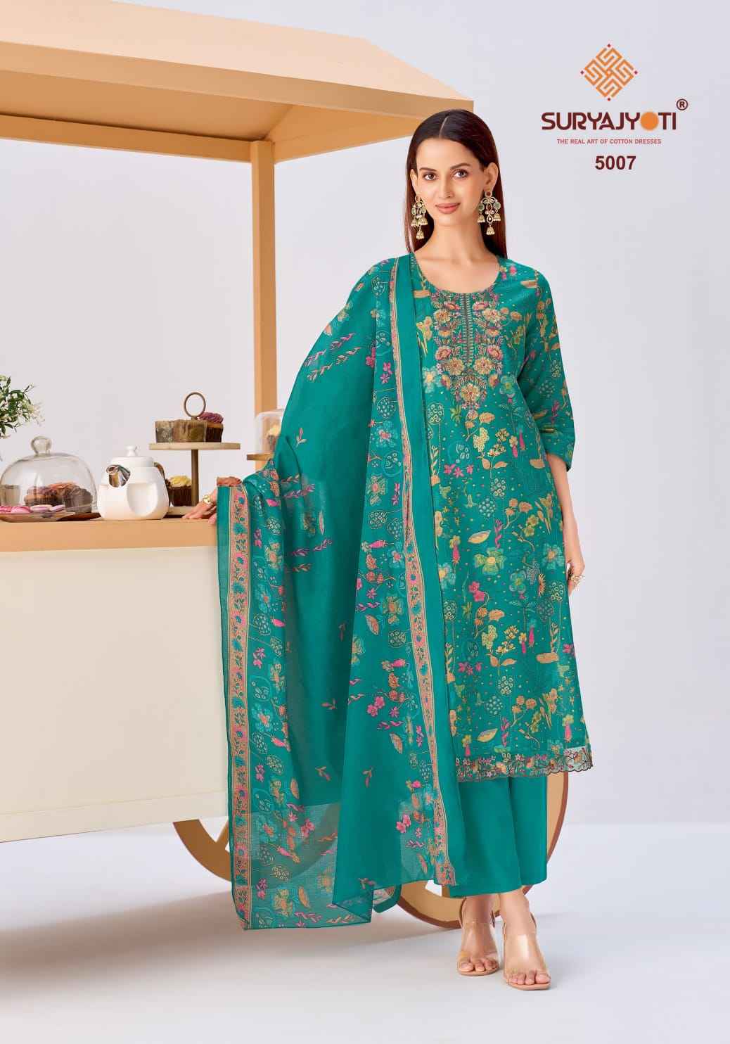 Suryajyoti Kala Vol 5 Readymade Cotton Dress 8 pcs Catalogue