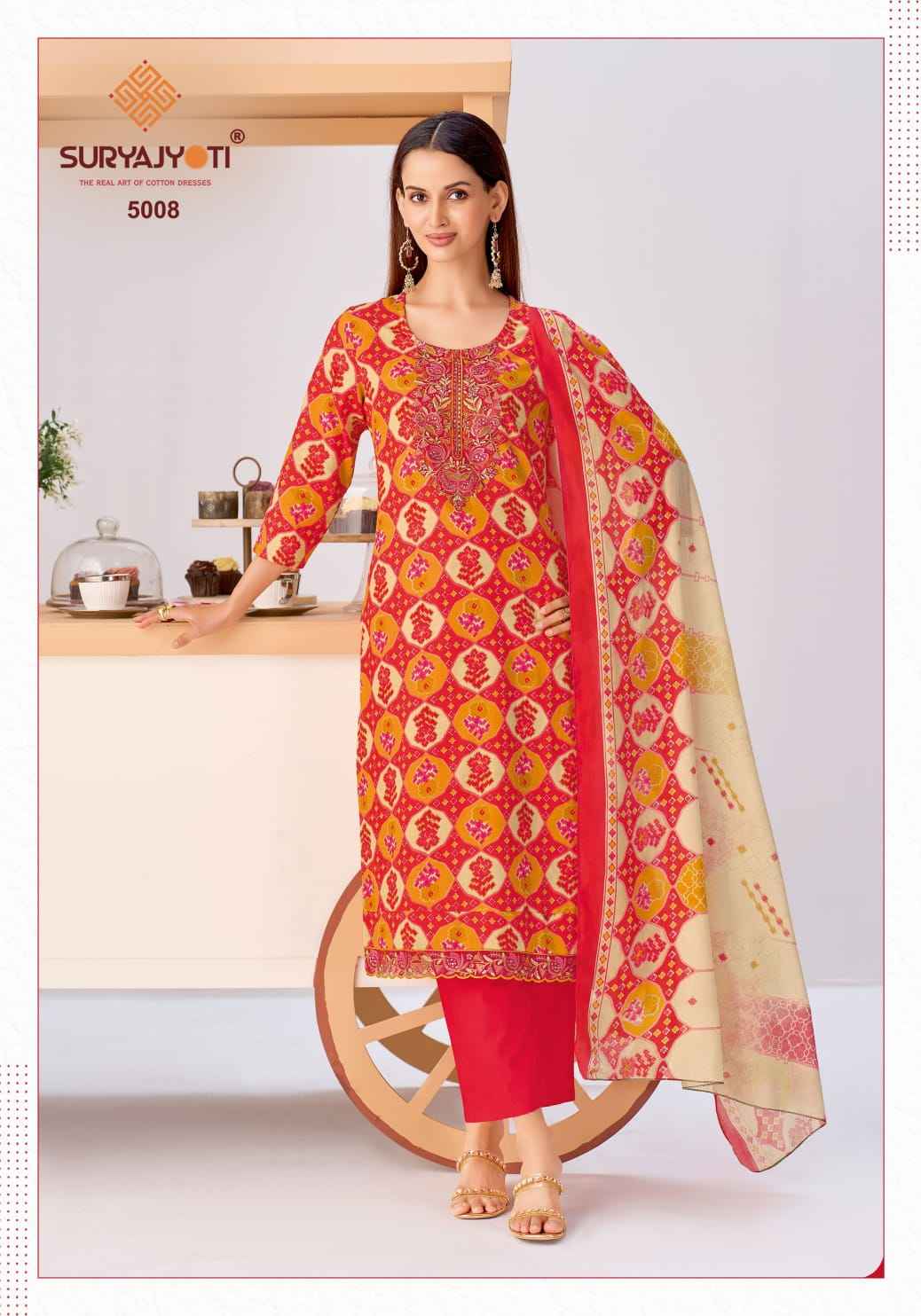 Suryajyoti Kala Vol 5 Readymade Cotton Dress 8 pcs Catalogue