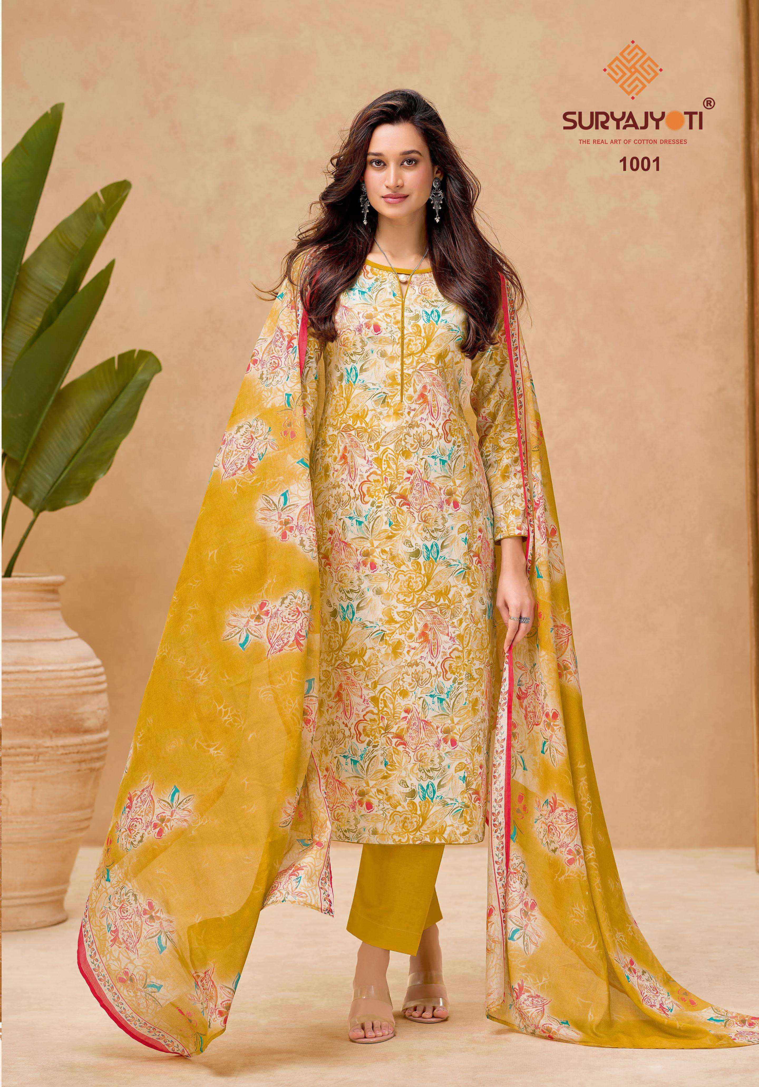 Suryajyoti Nora Vol 1 Jam Satin Dress Material 10 pcs Catalogue