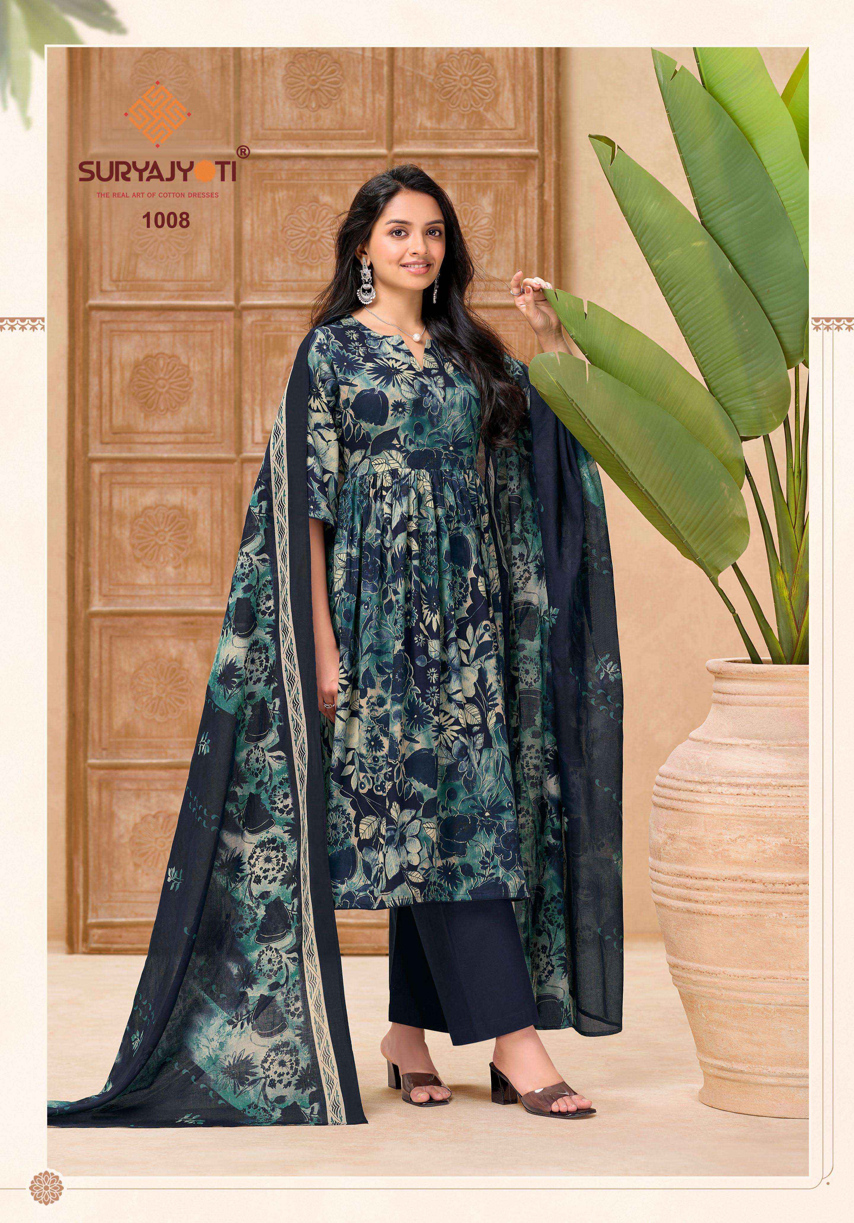 Suryajyoti Nora Vol 1 Jam Satin Dress Material 10 pcs Catalogue