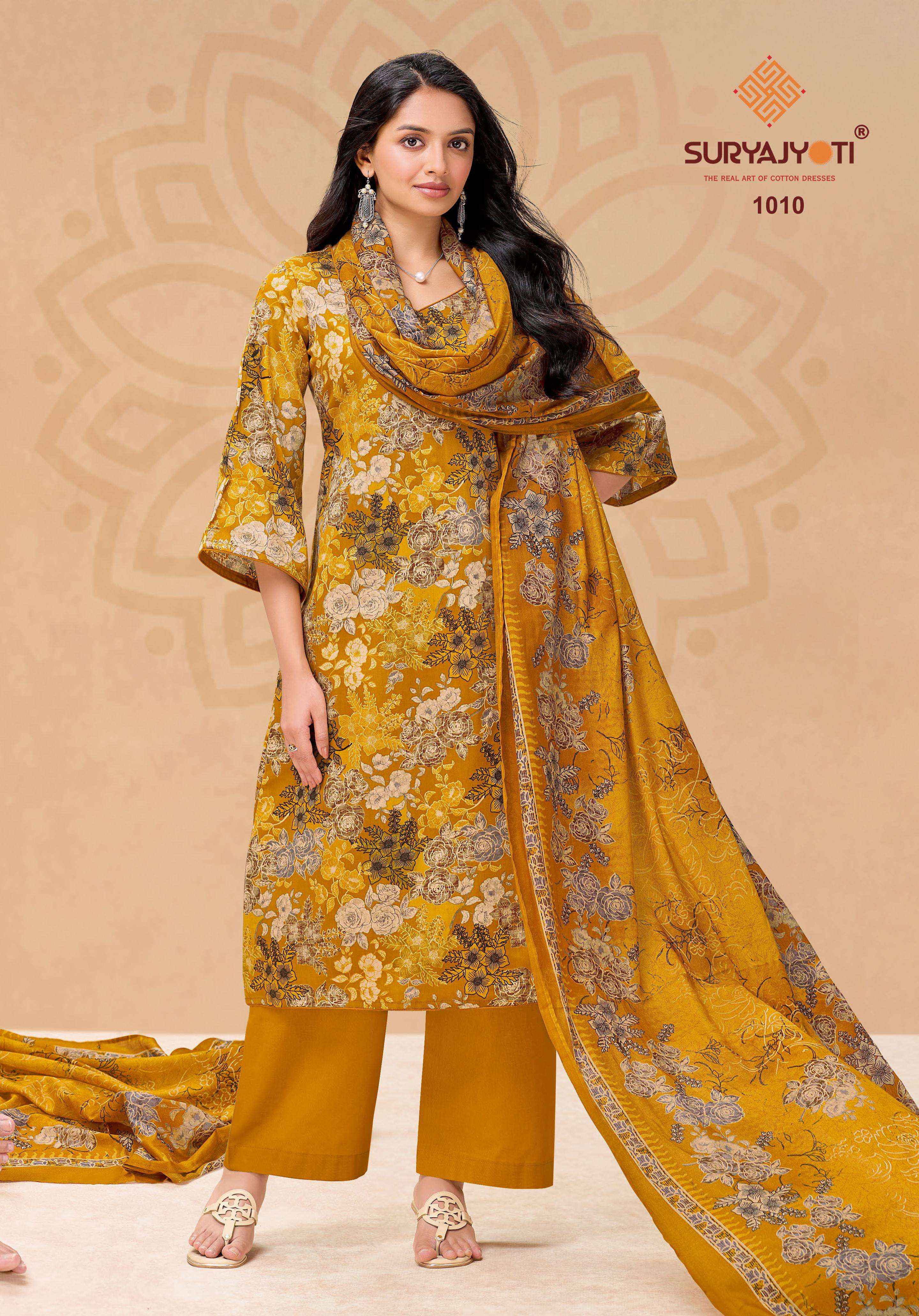 Suryajyoti Nora Vol 1 Jam Satin Dress Material 10 pcs Catalogue
