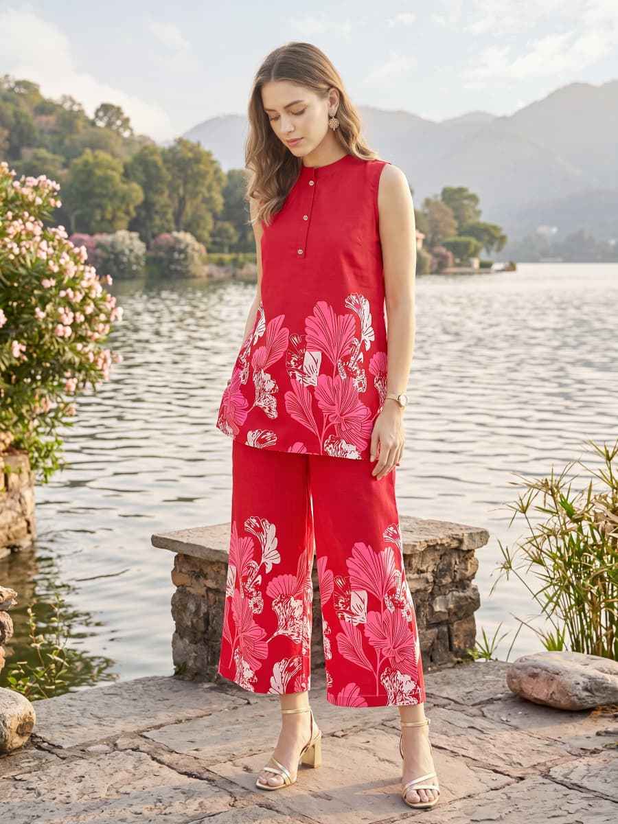 Tips & Tops Festive Beauty Vol 2 Reyon Co ord Set 4 pcs Catalogue